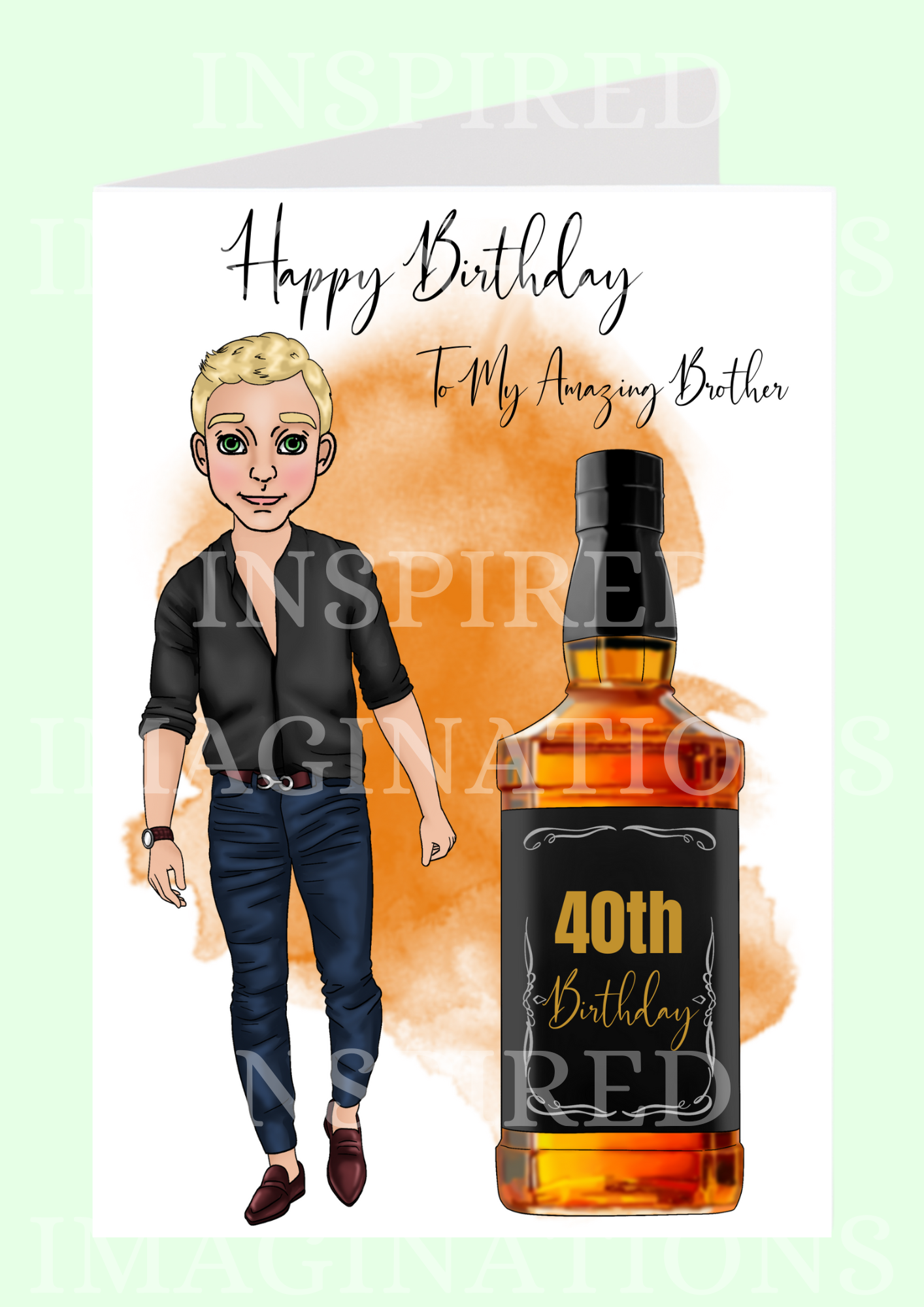 Whiskey Lover Birthday Card