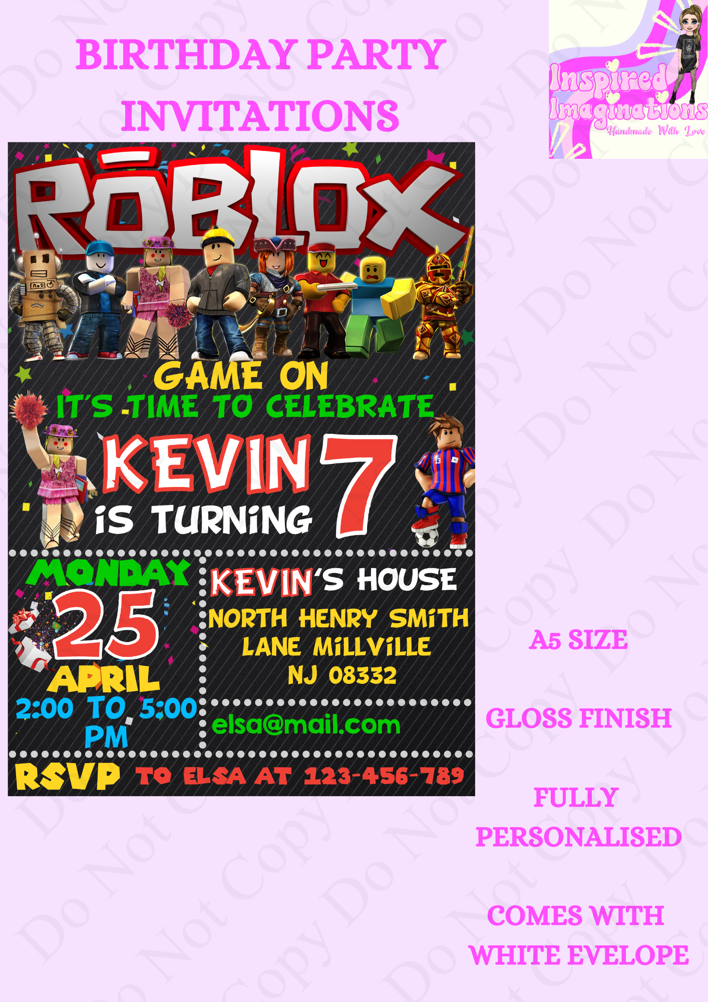 Party Invitations Style 14