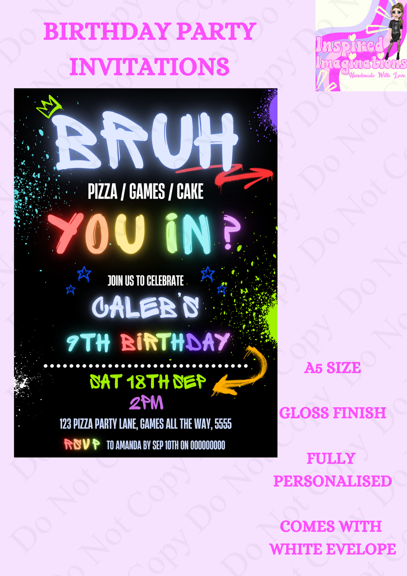 Party Invitations Style 17