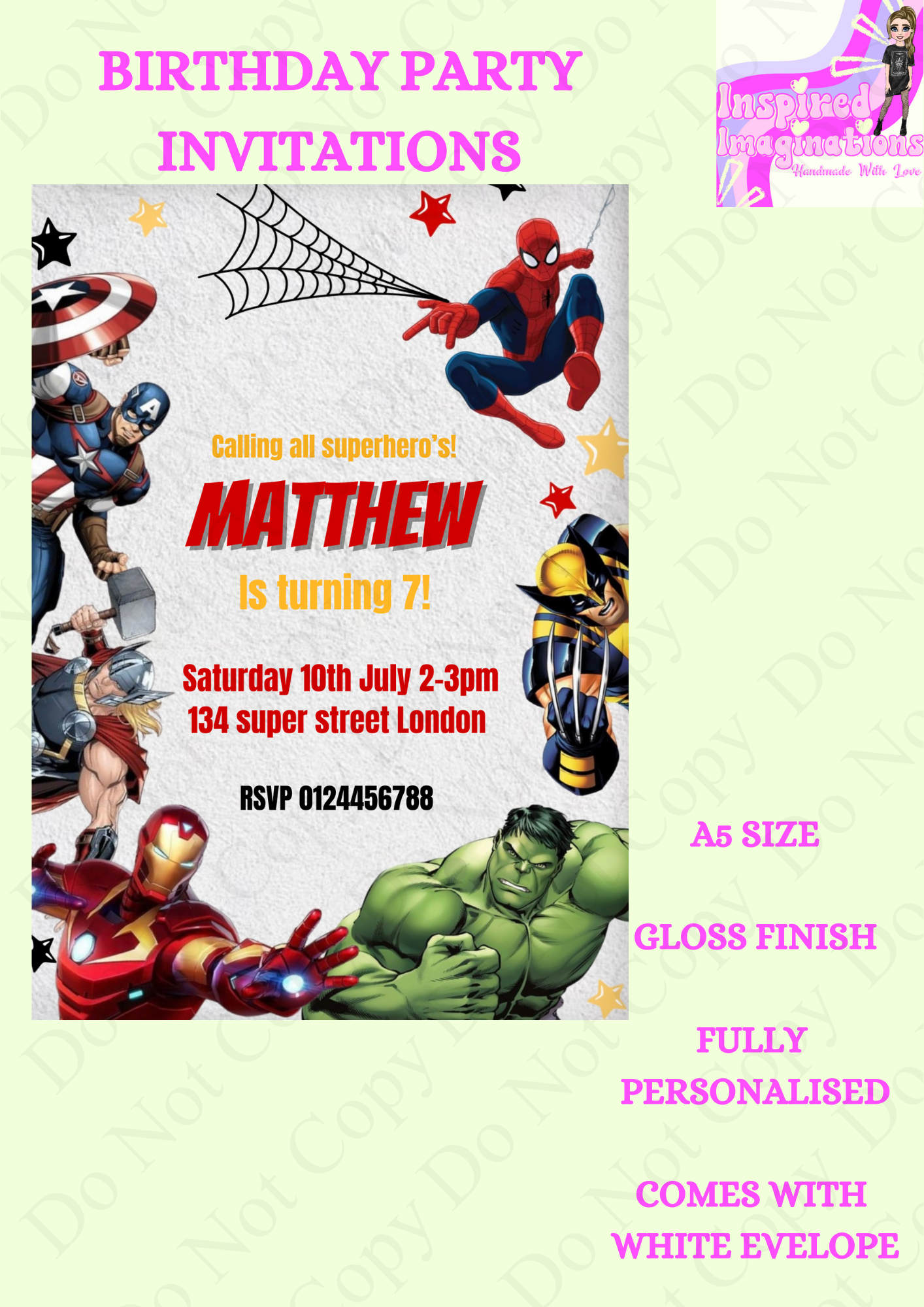 Party Invitations Style 6