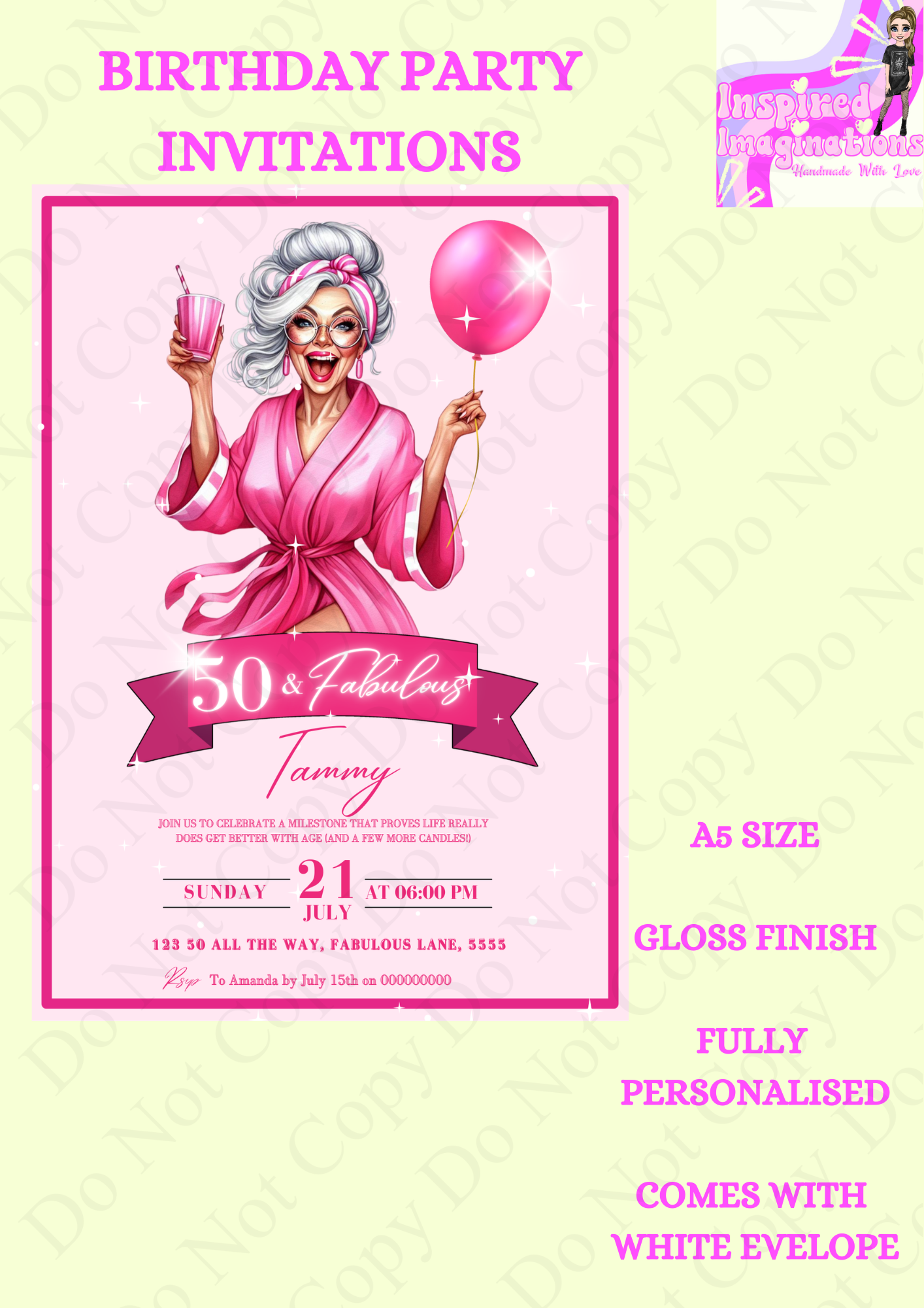 Party Invitations Style 10