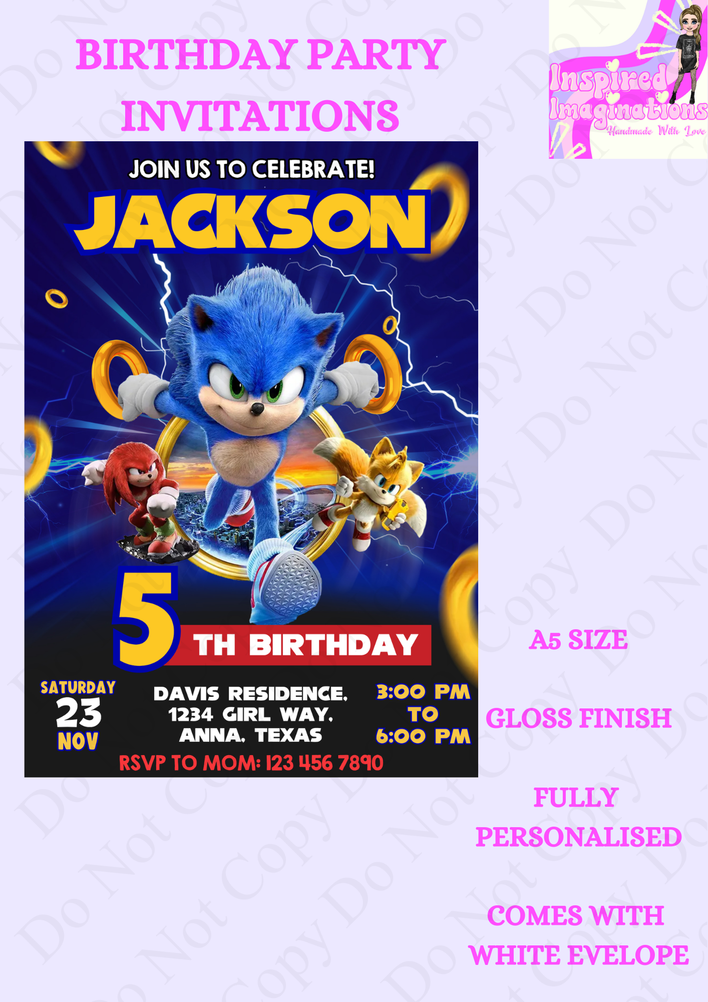 Party Invitations Style 34