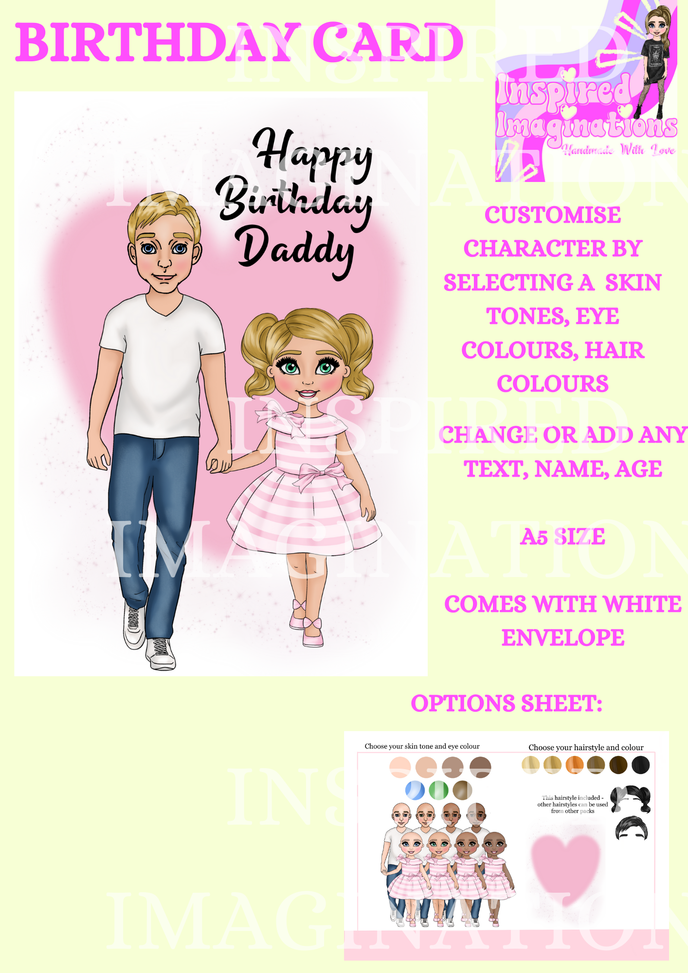 Daddy & Daughter Birthday Card