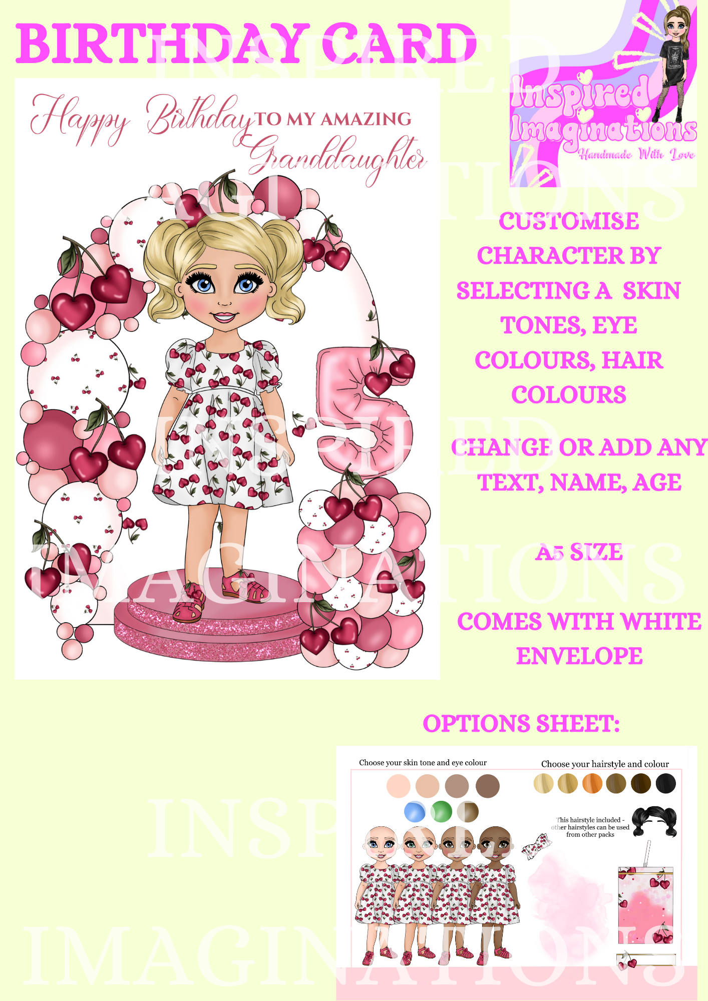Cherry Babe Birthday Card