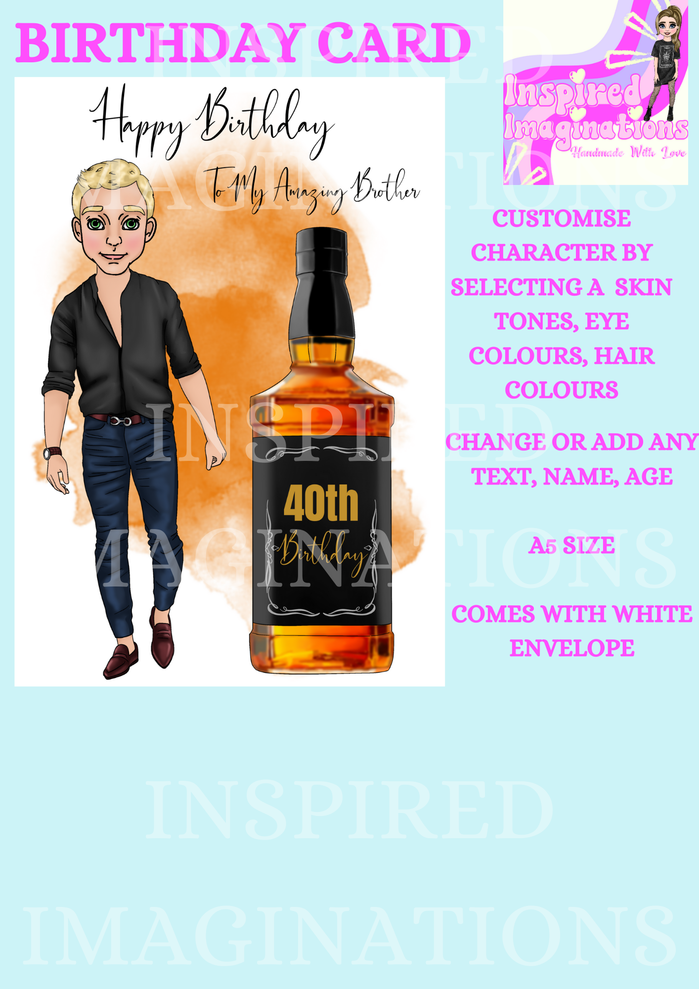 Whiskey Lover Birthday Card