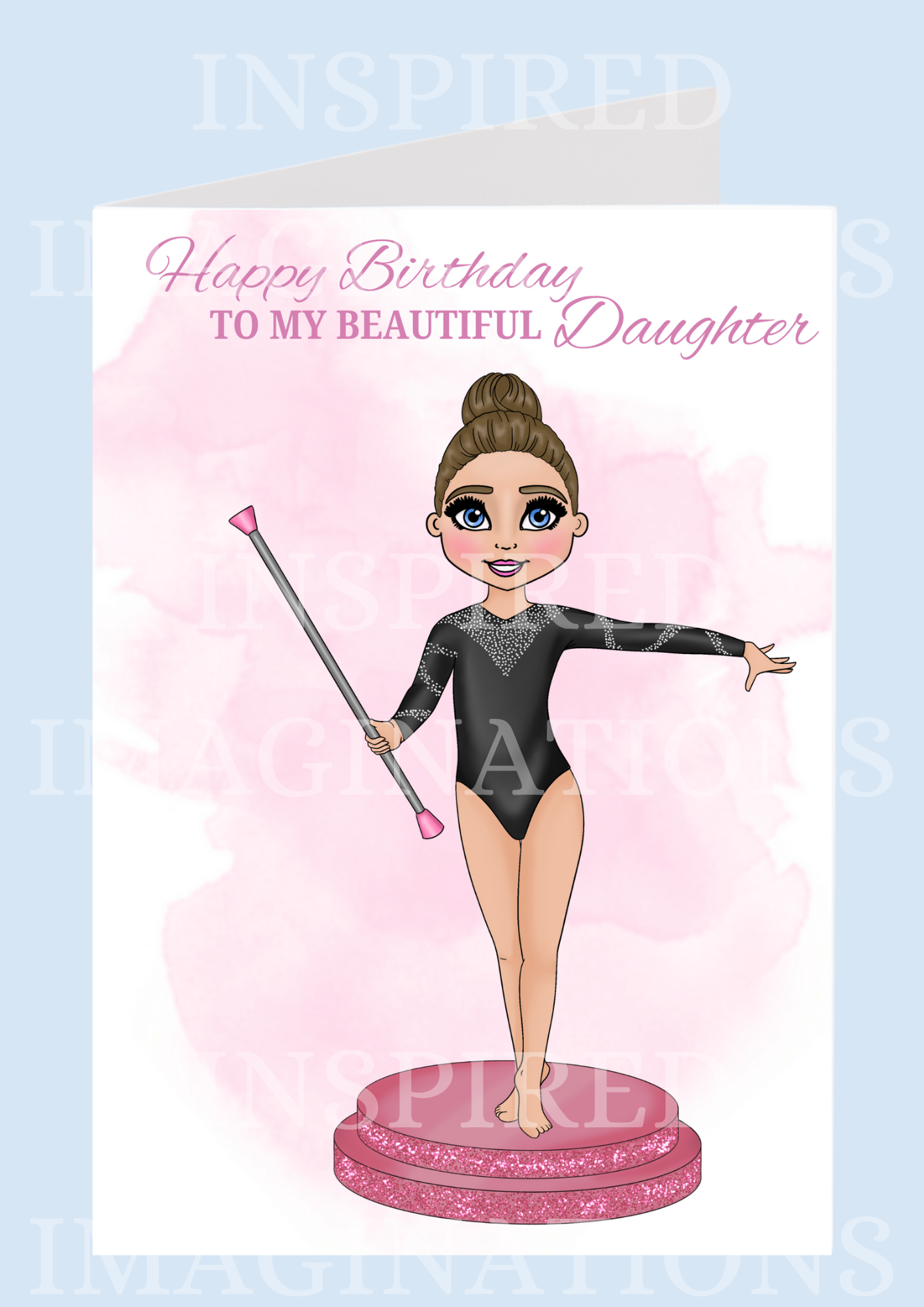 Baton Birthday Card