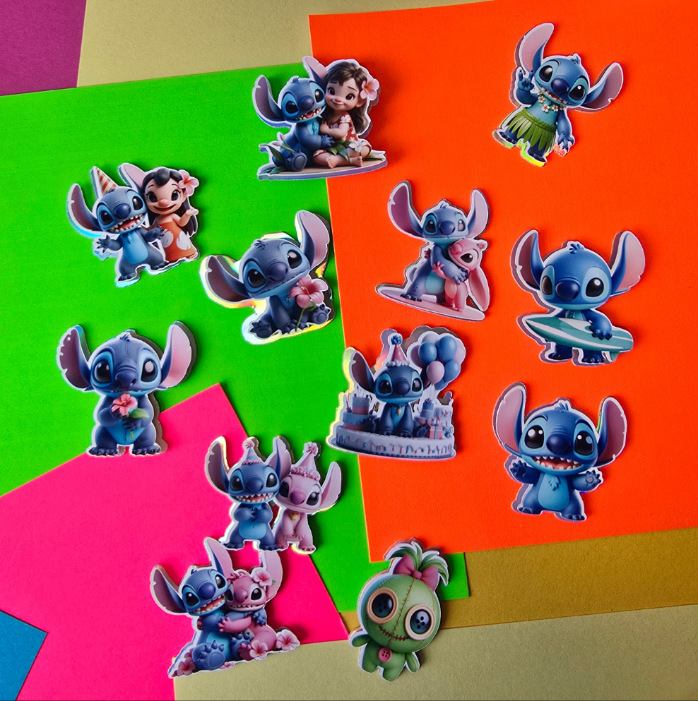Stitch Cupcake Toppers