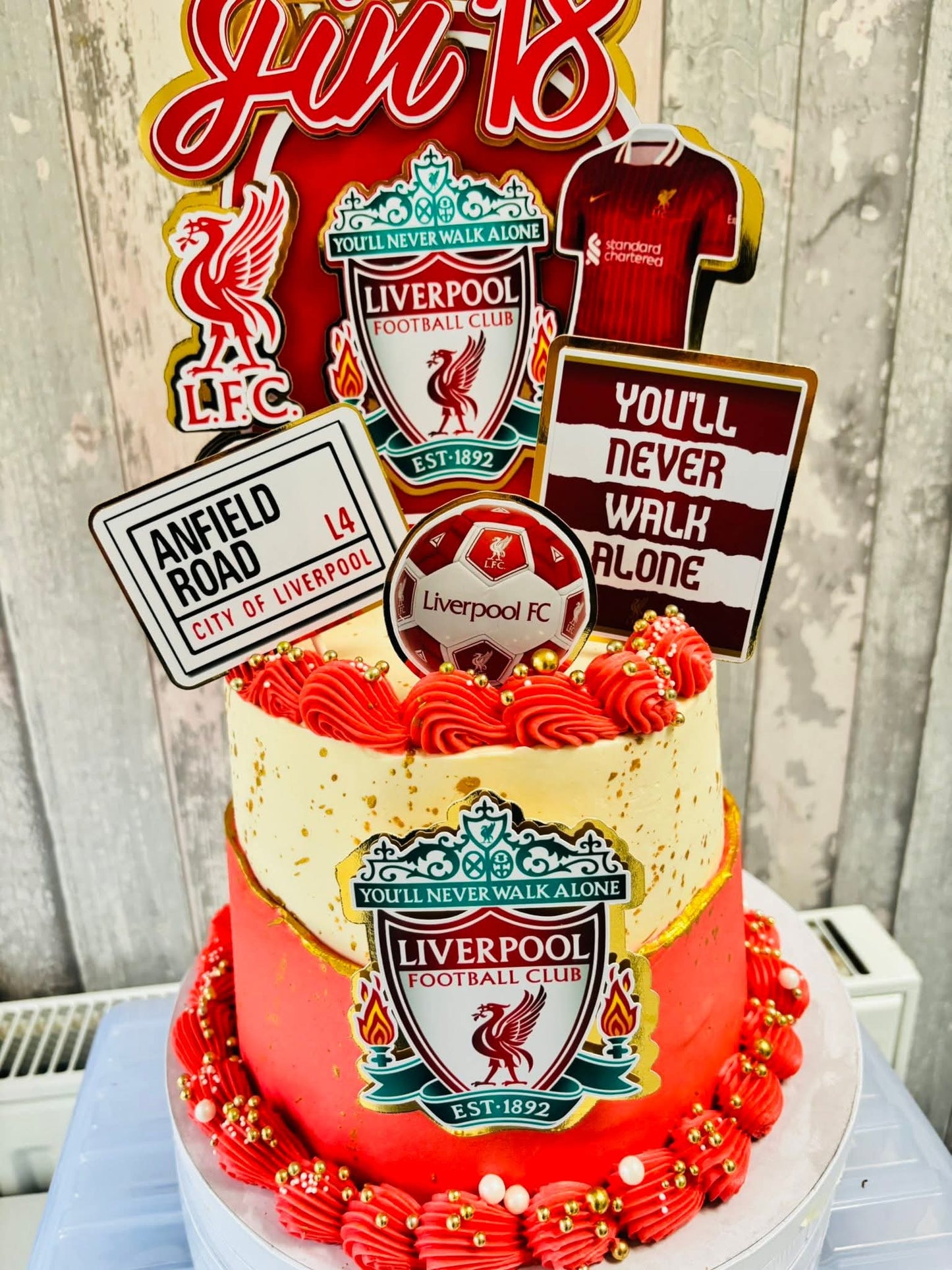 Liverpool Cake Topper