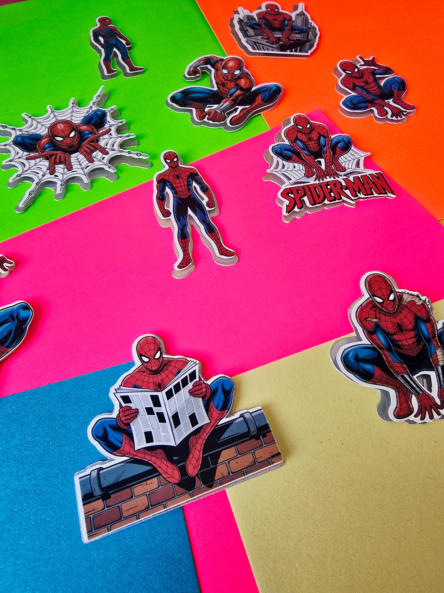 Spider Man Cupcake Toppers