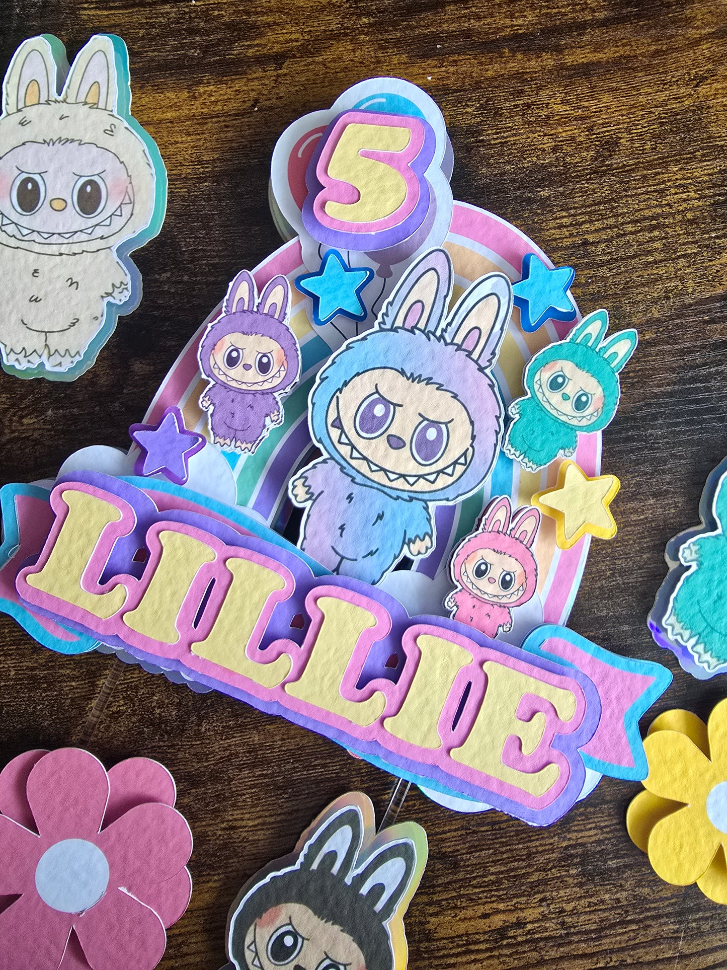 Labubu Cake Topper