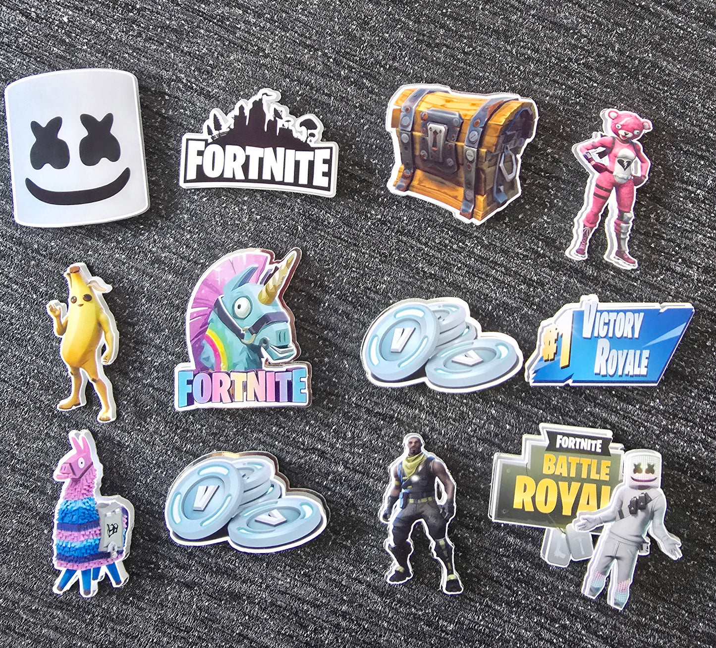 Battle Royale Gaming Cupcake Topper Set 🎮✨