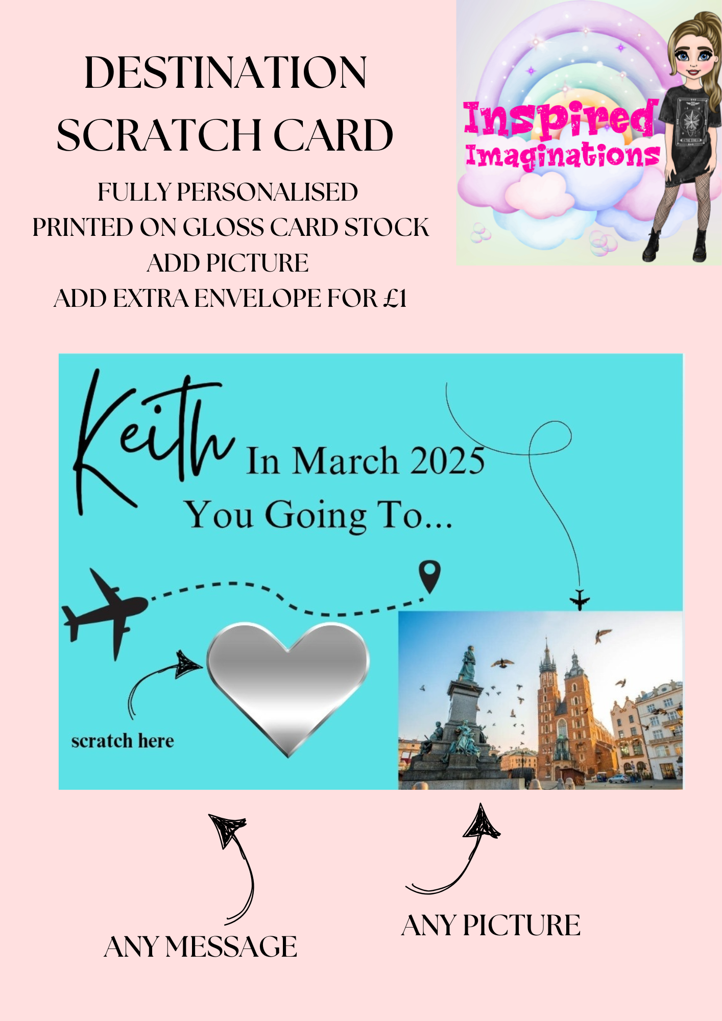 Destination Scratch Card