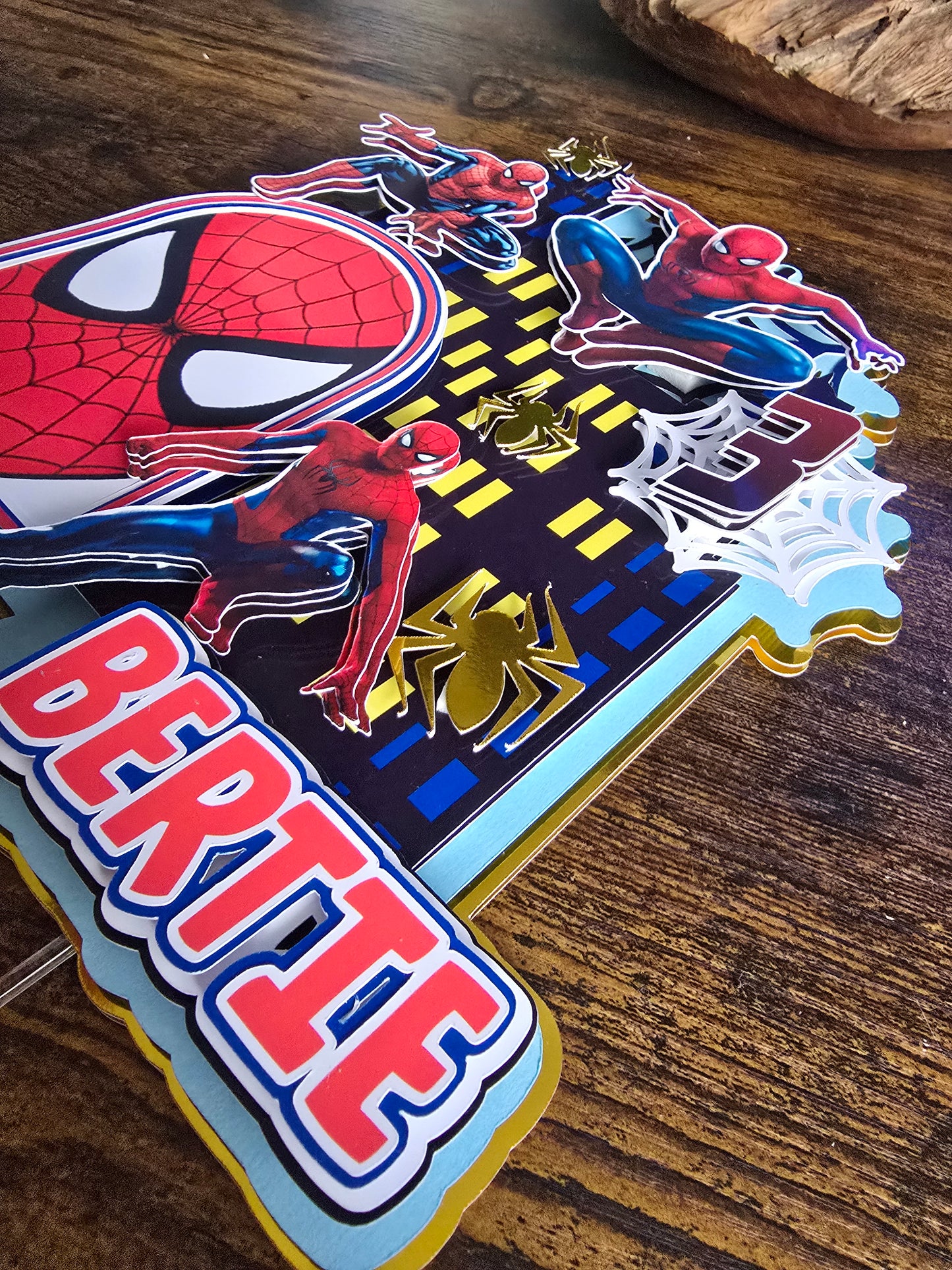 Spider Man Cake Topper