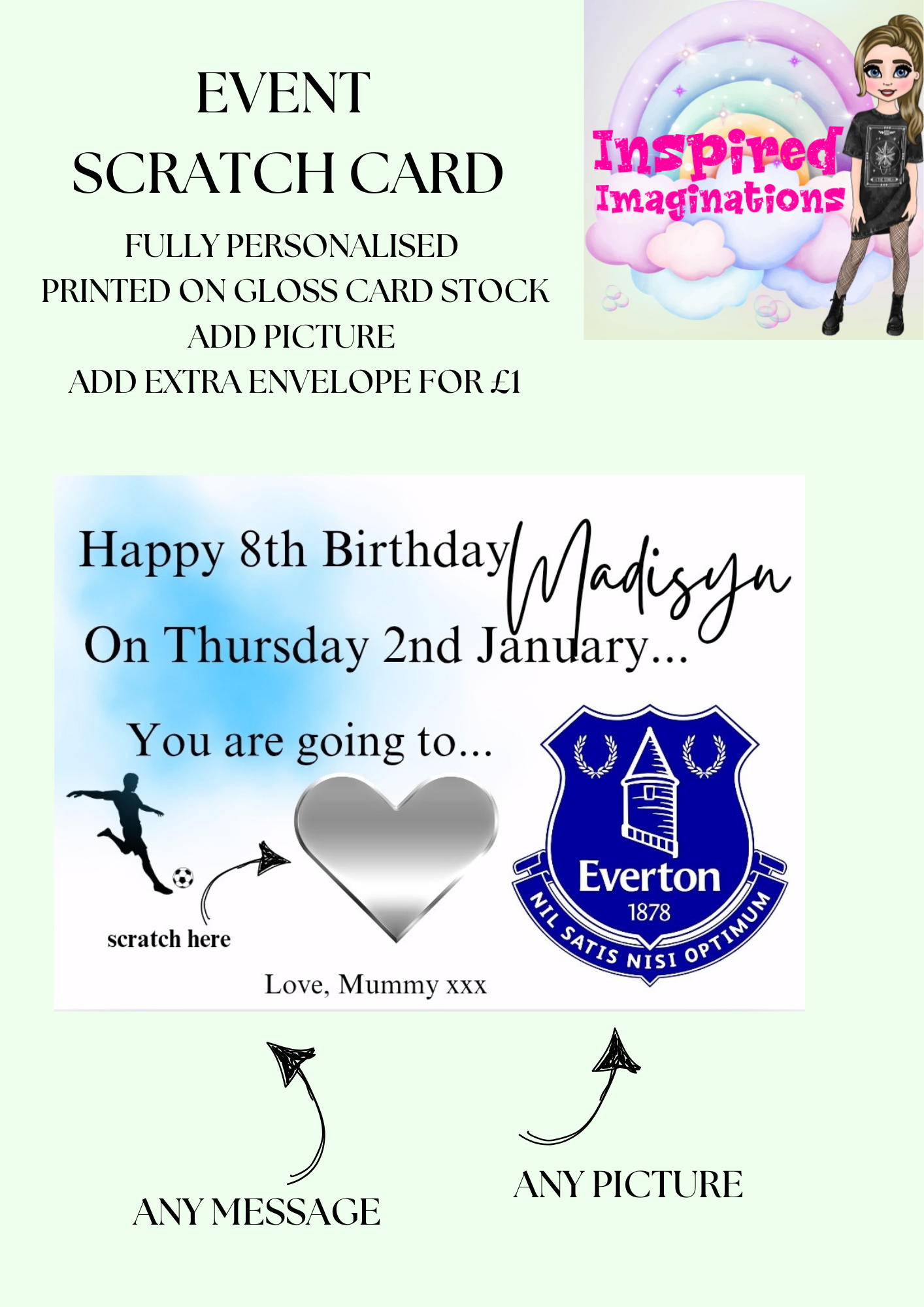 Event Scratch Card