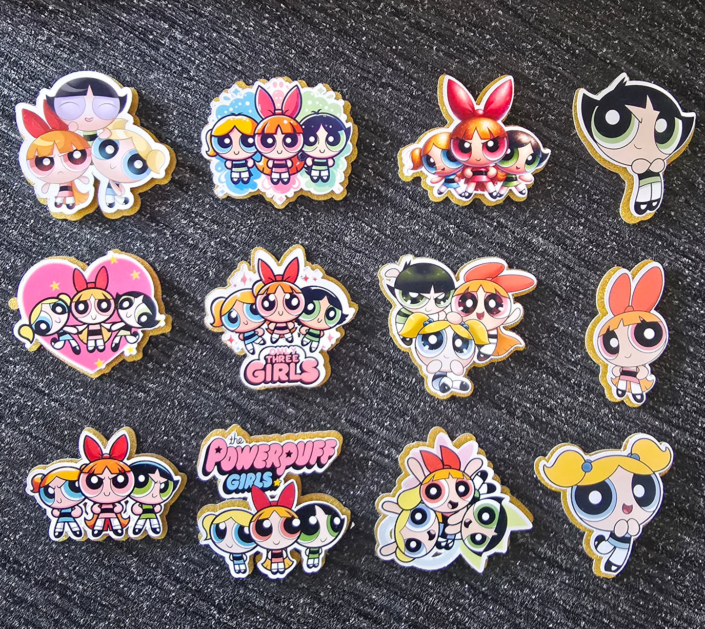 Super Cute Girl Hero Inspired Cupcake Topper Set 💖✨