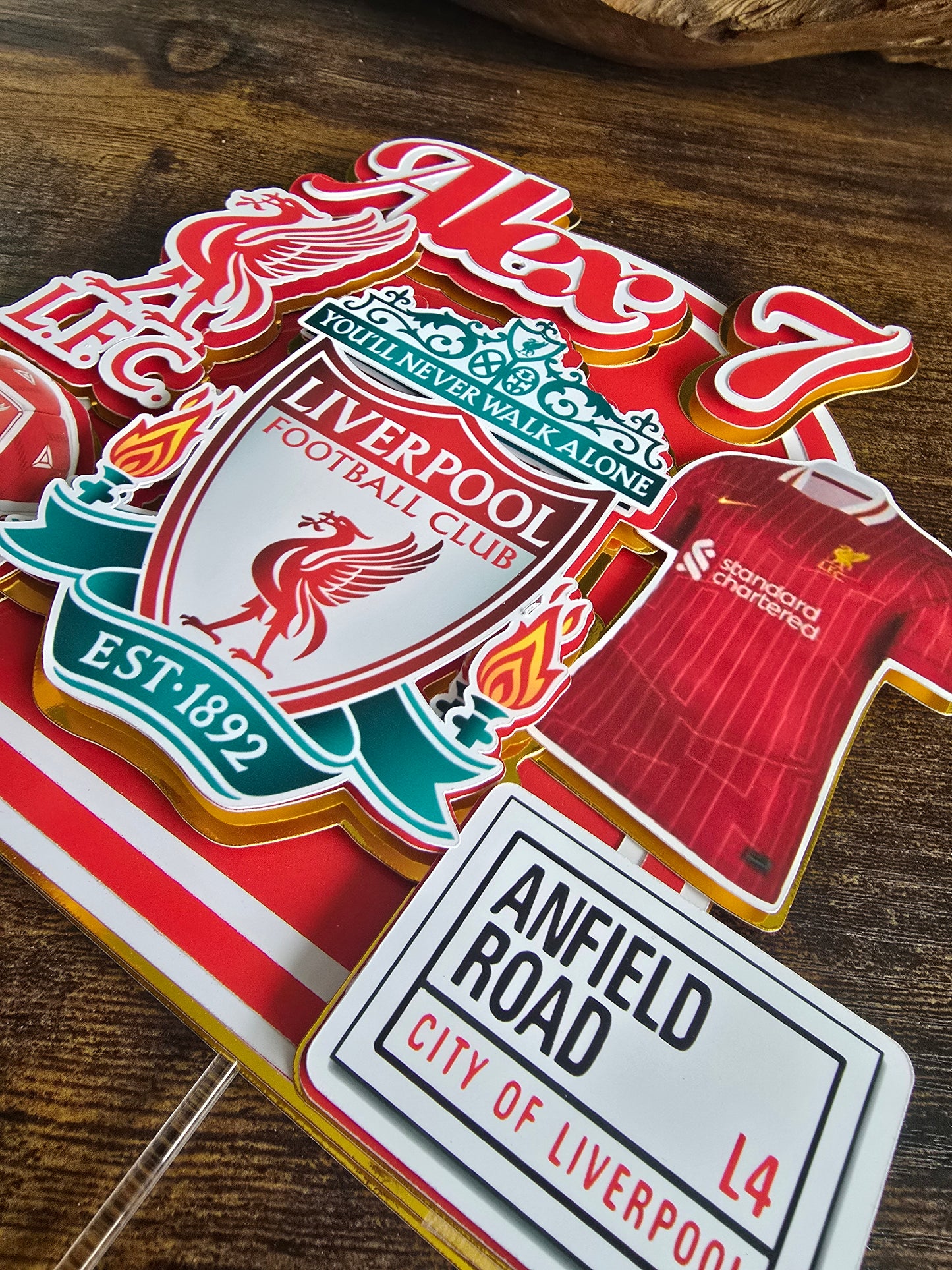 Liverpool Cake Topper