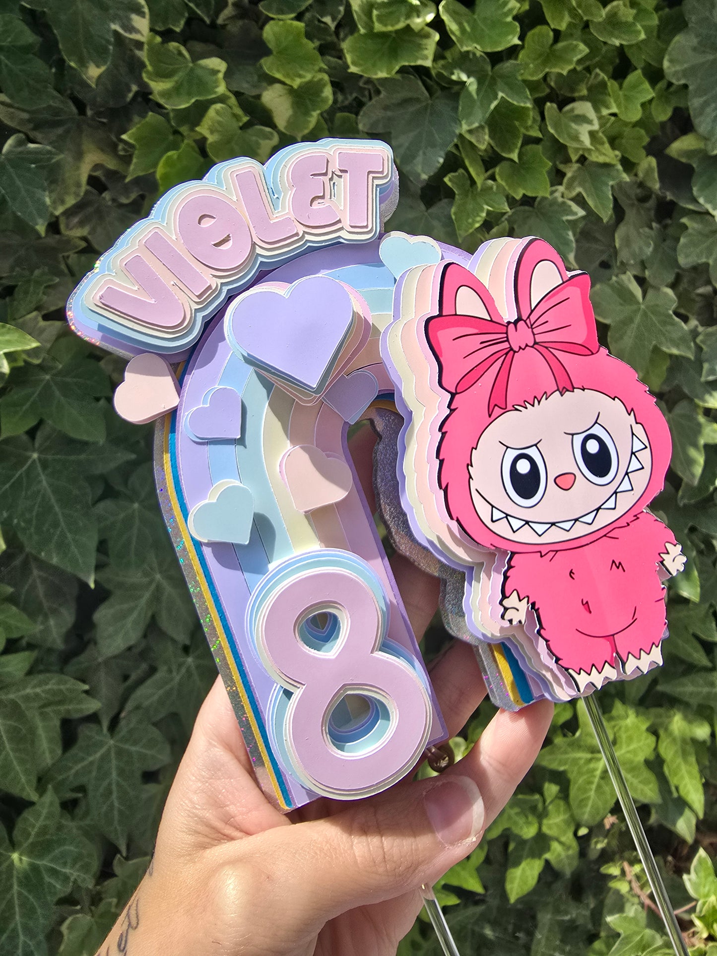 Labubu Cake Topper Single Labubu