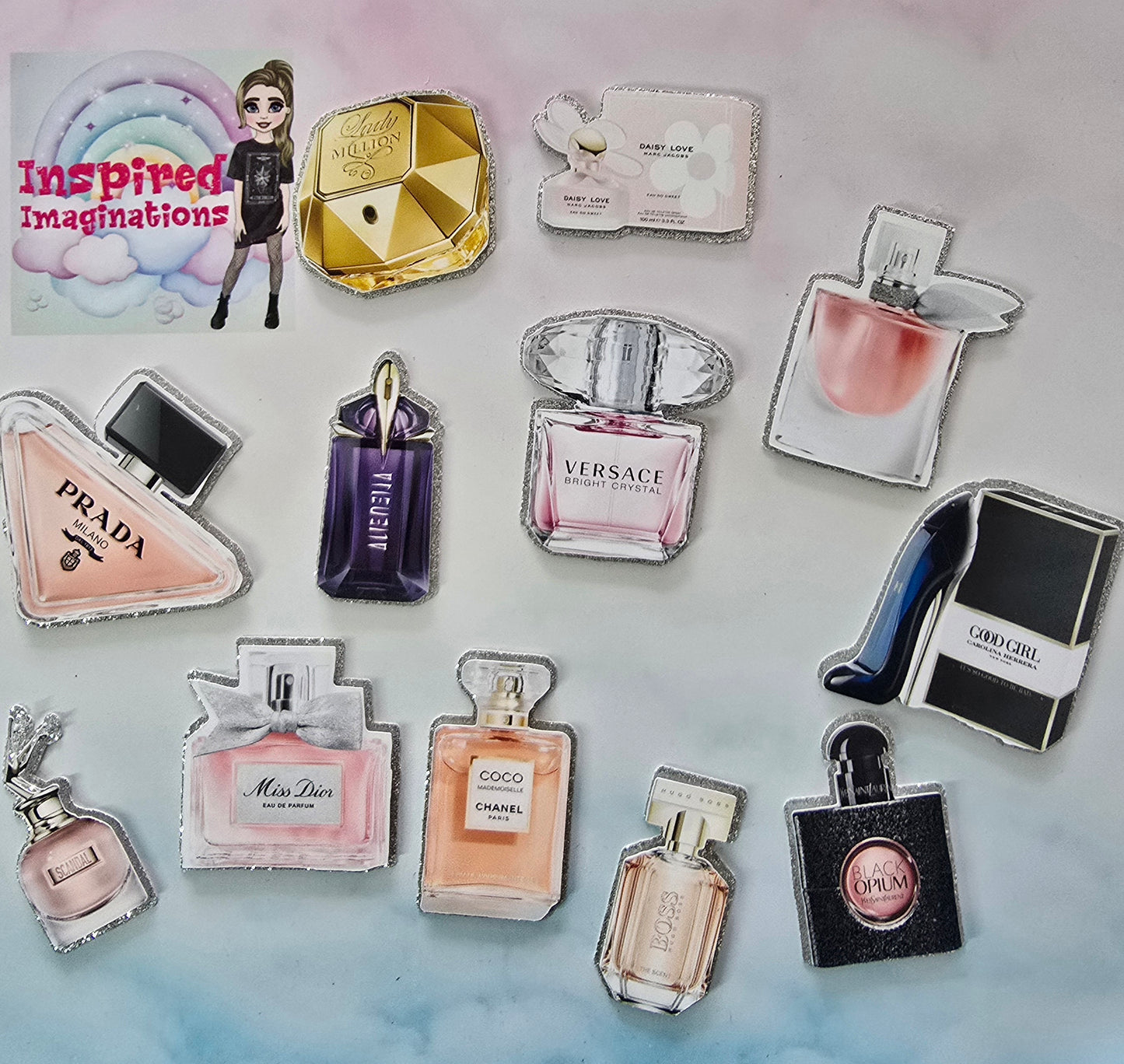 Perfumes Cupcake Toppers