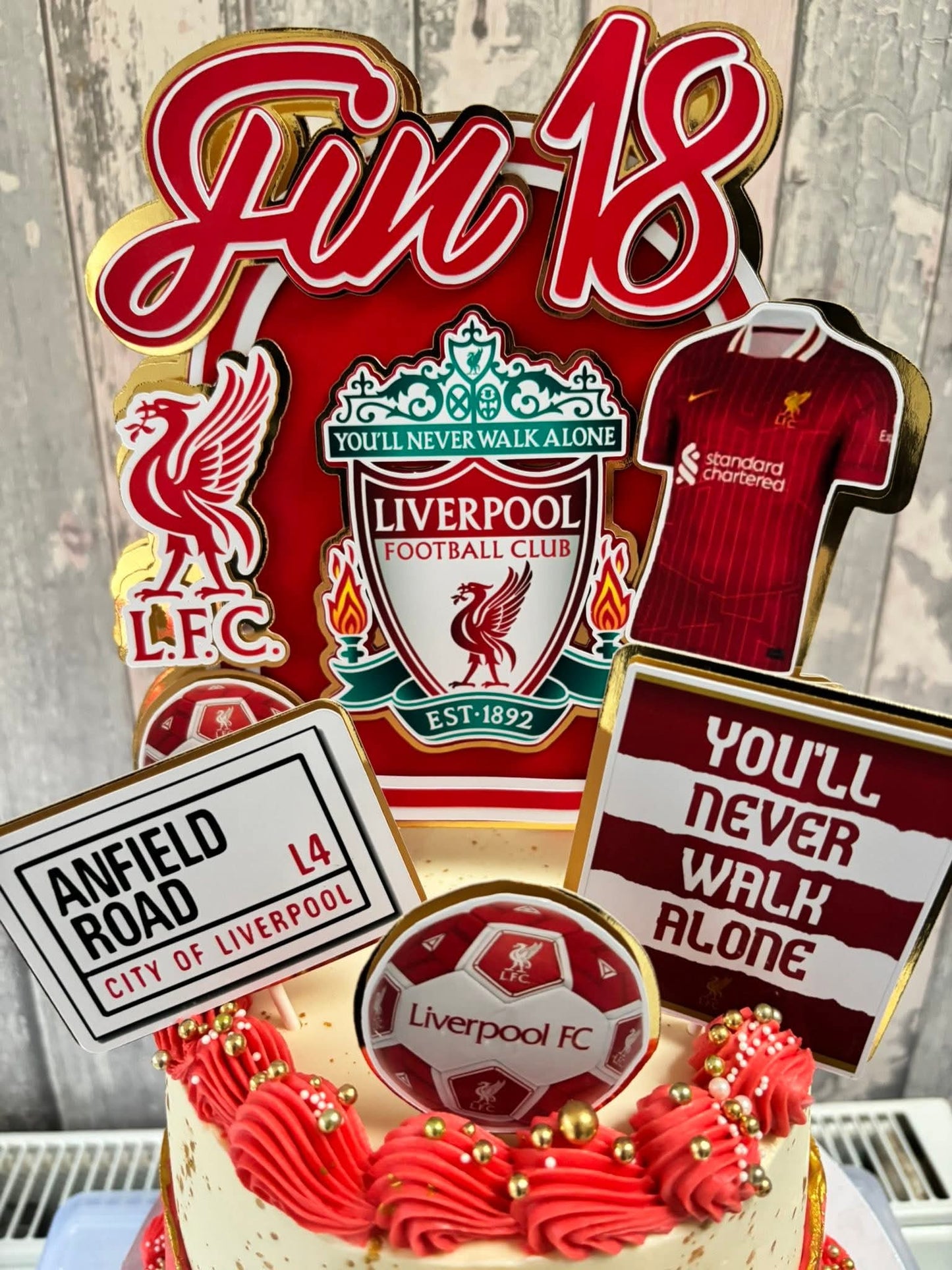 Liverpool Cake Topper