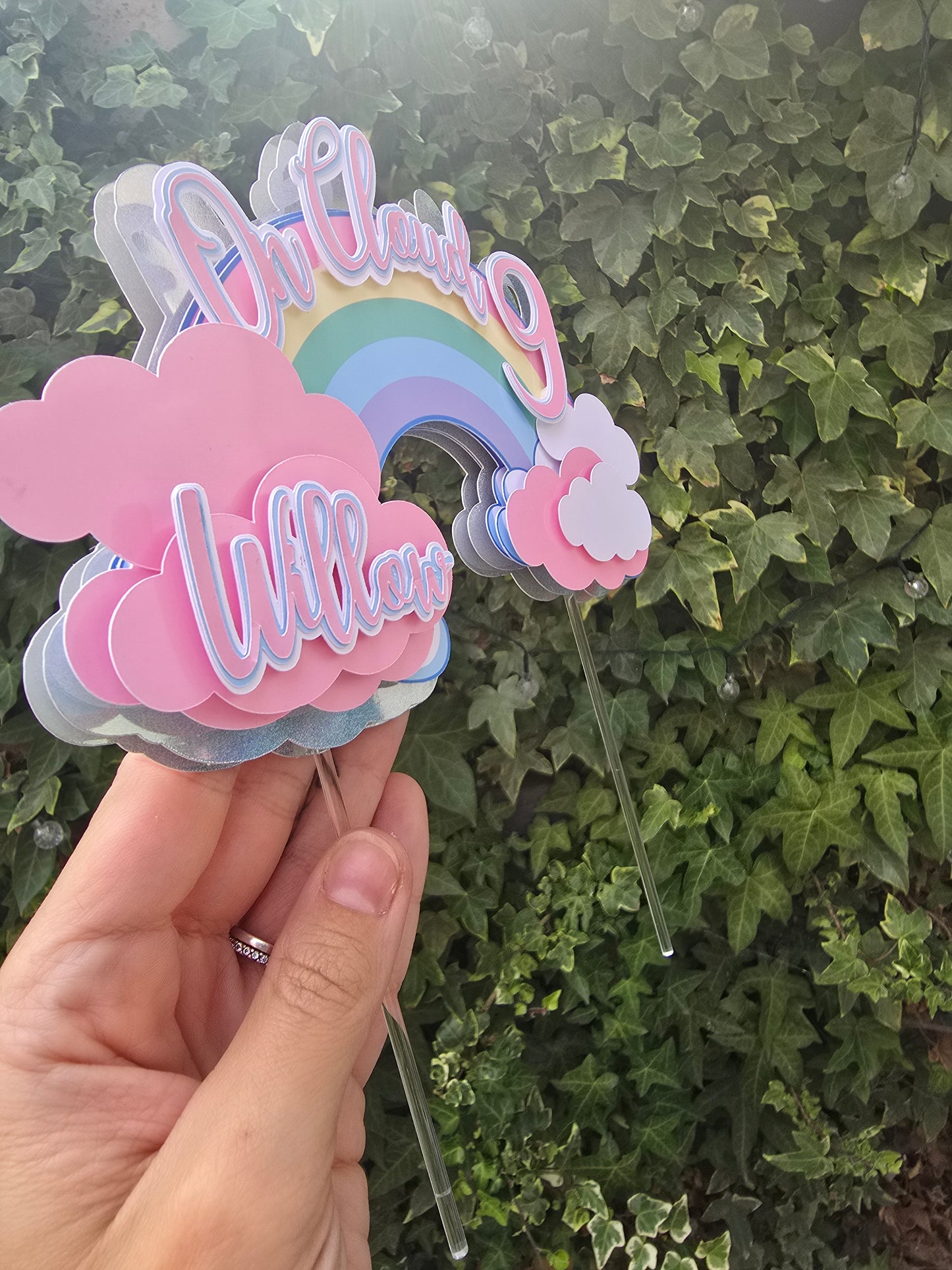 On Cloud ... Cake Topper
