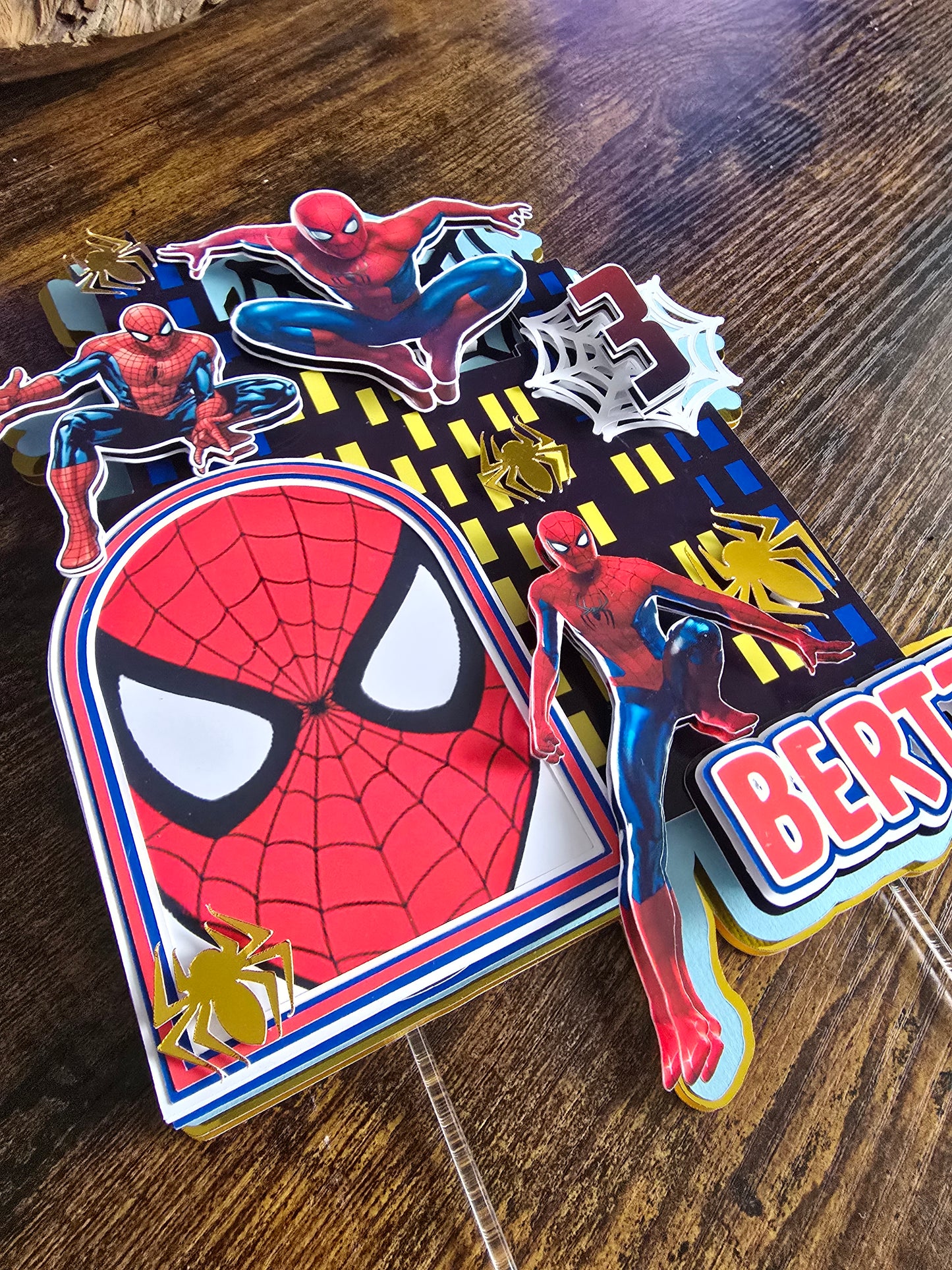 Spider Man Cake Topper