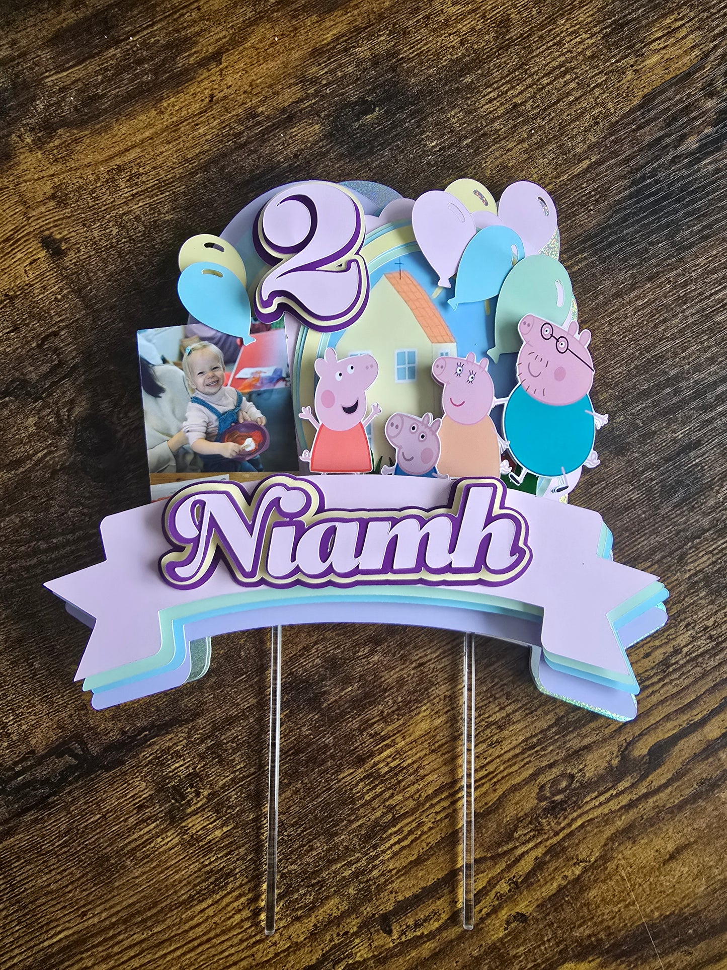 Peppa Pig Cake Topper
