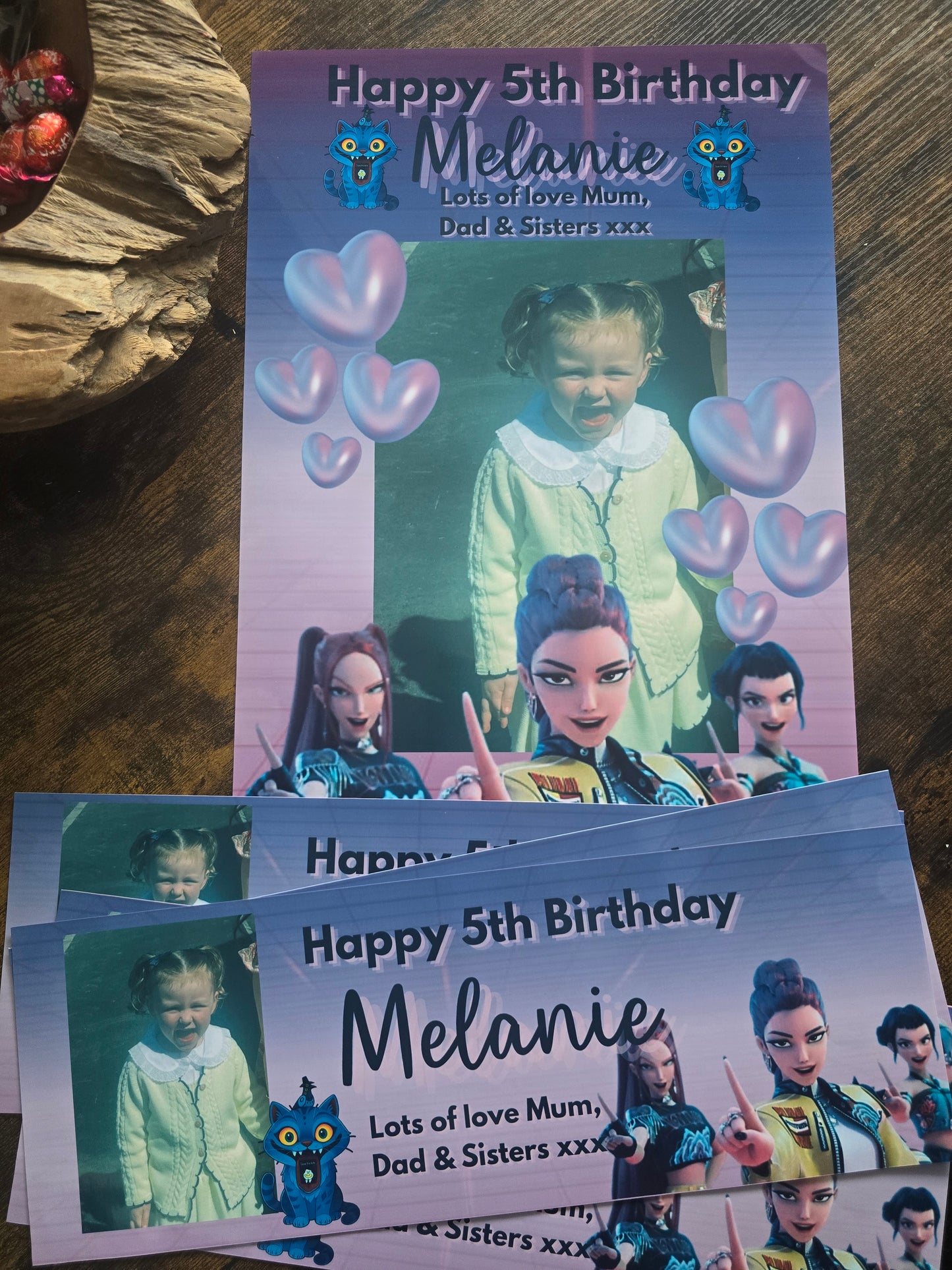 Personalised Birthday Banners & Posters - Custom Birthday Party Decorations - Photo Banner & Poster
