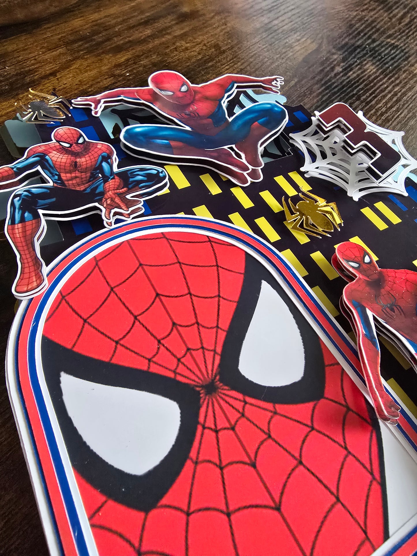 Spider Man Cake Topper