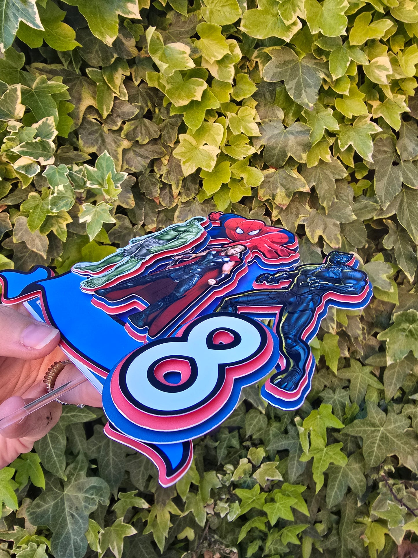 Super Heroes Cake Topper