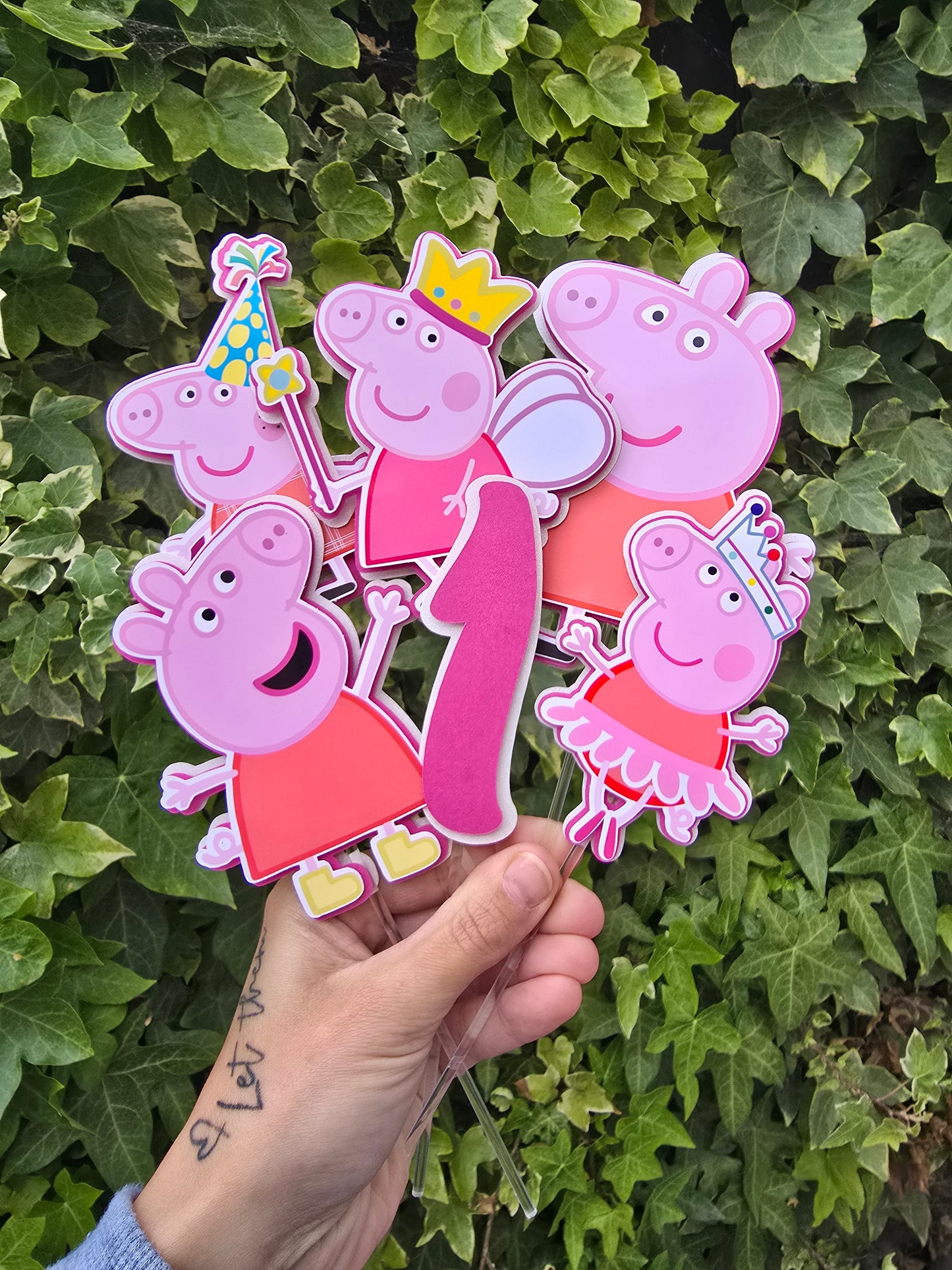 Peppa Pig Cake Toppers
