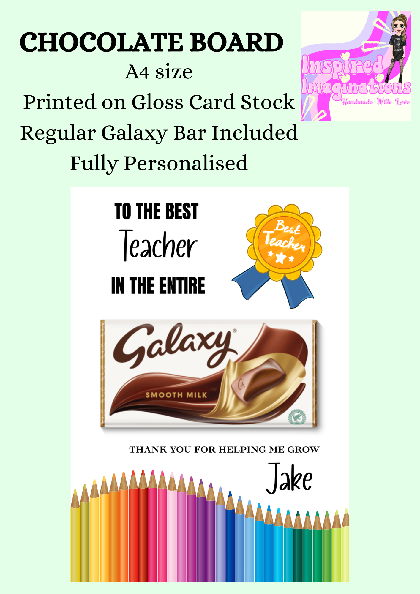 Teacher Chocolate Board