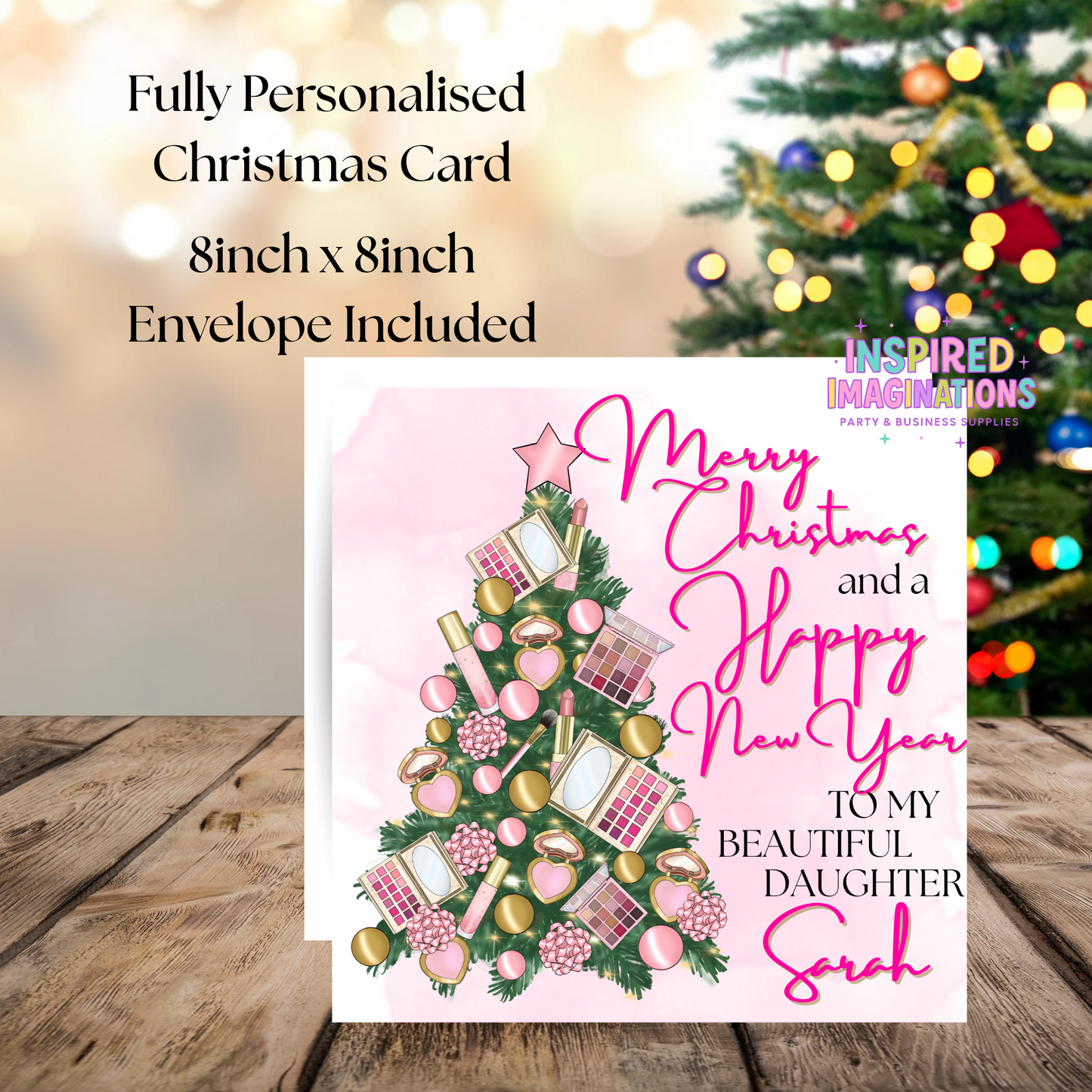 Make Up Christmas Card