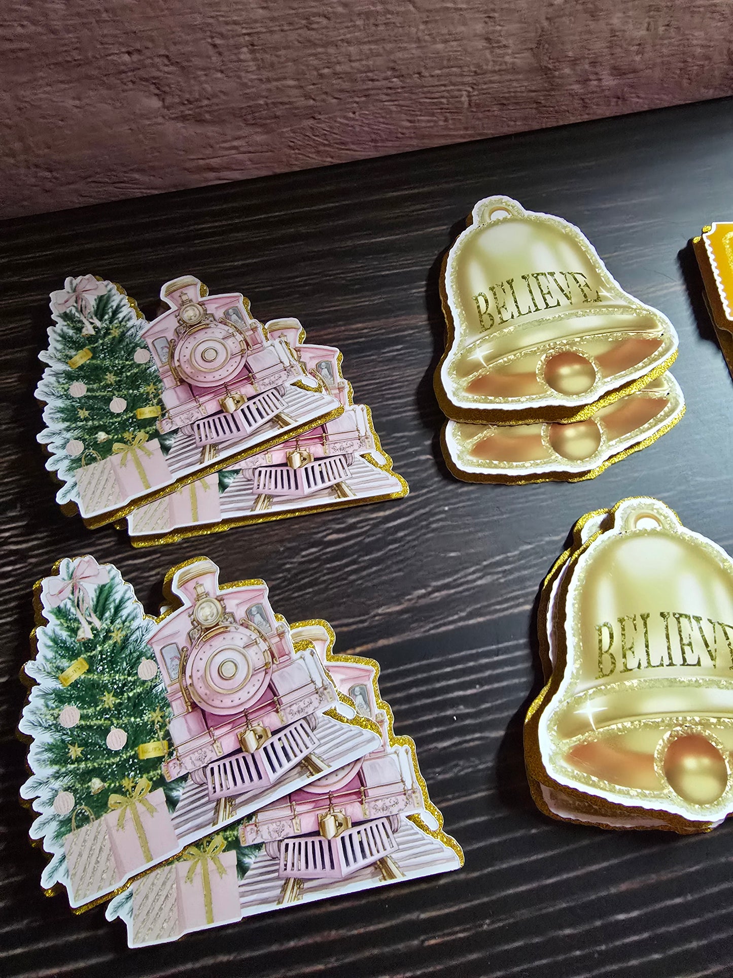 Pink Train Express Cupcake set