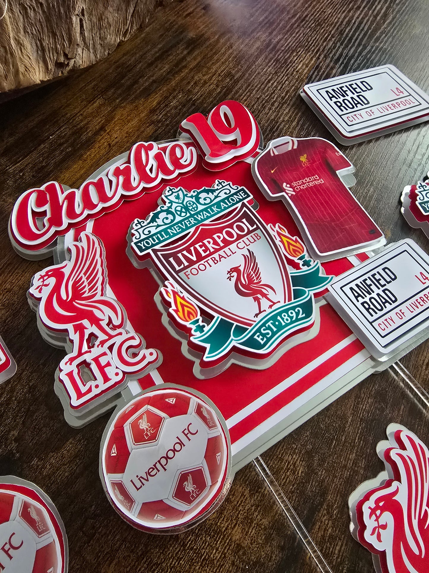 Liverpool Cake Topper