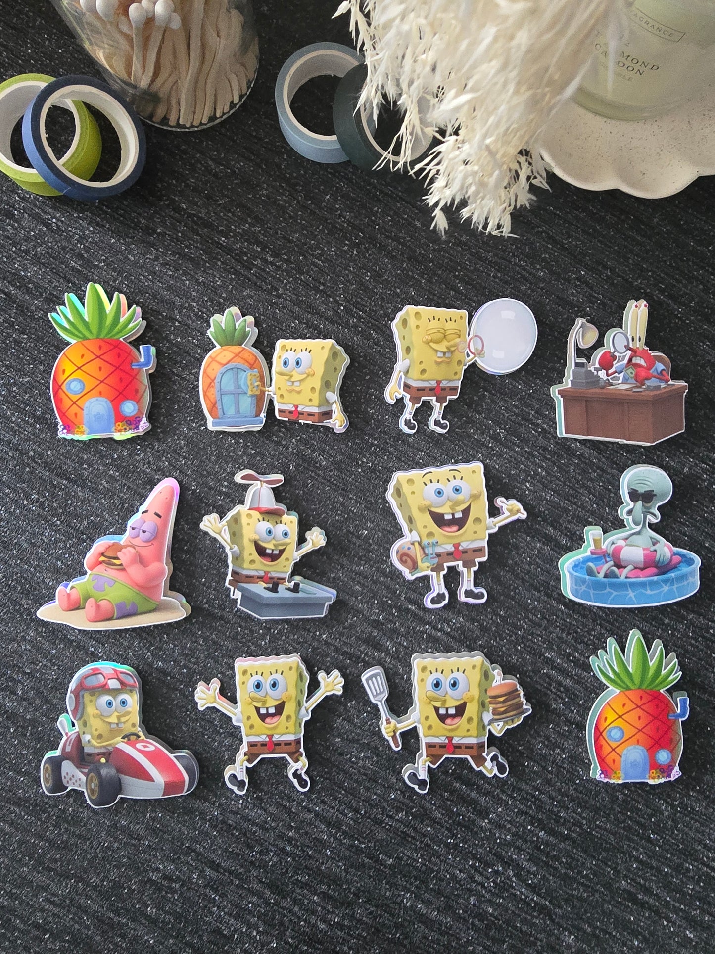 Underwater Cartoon Character Cupcake Topper Set 🌊✨