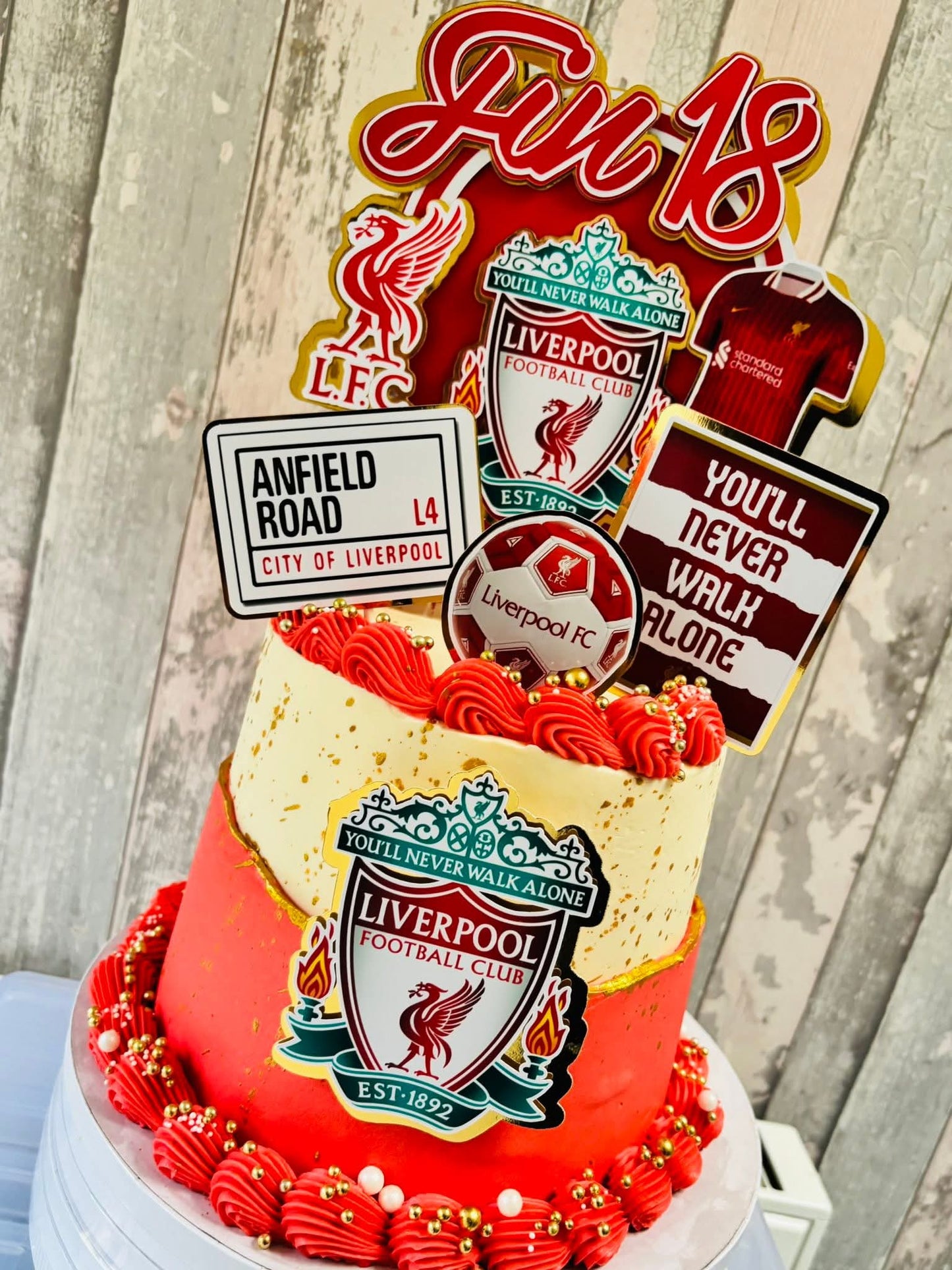 Liverpool Cake Topper