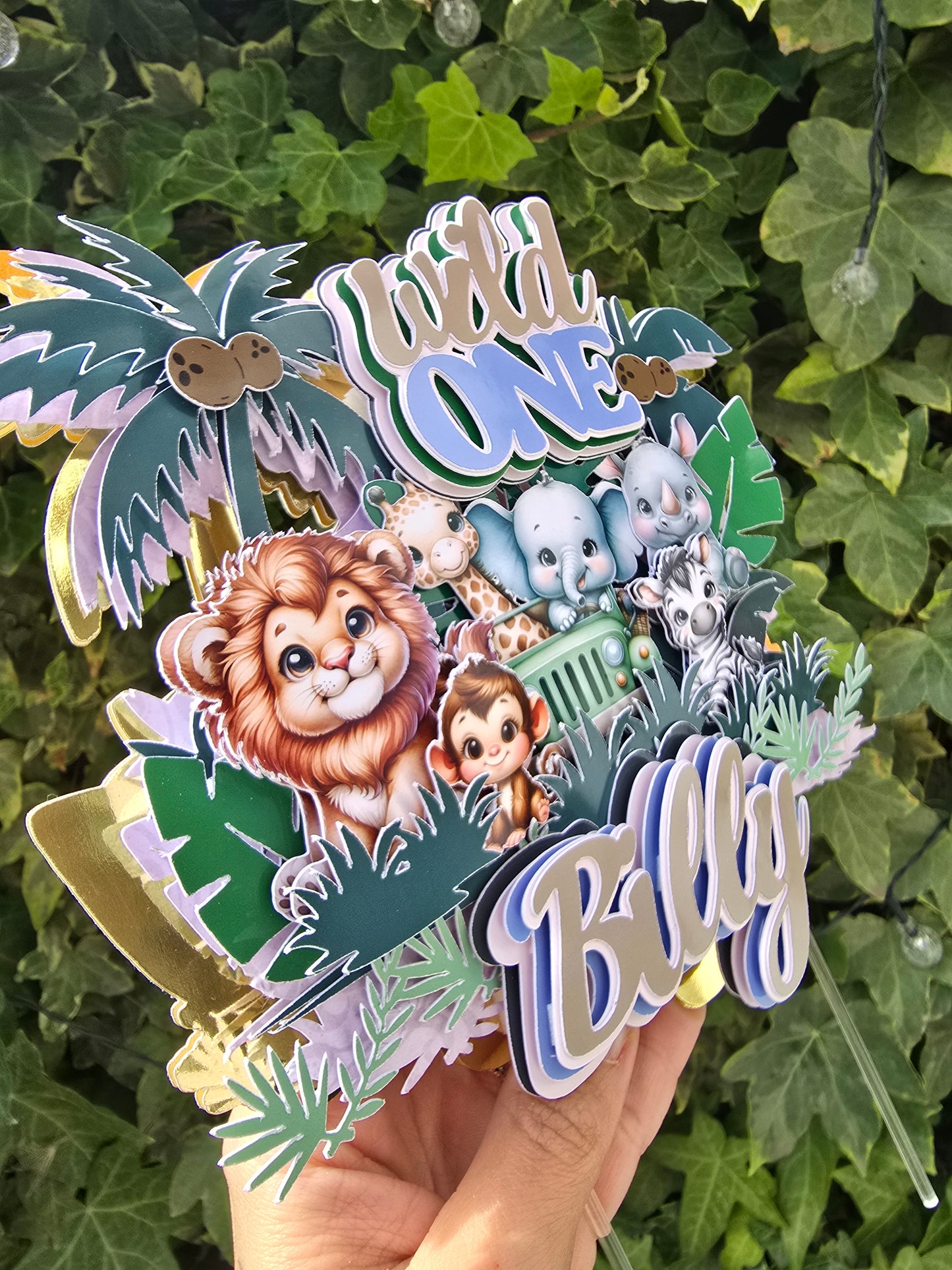 Wild ONE Cake Topper