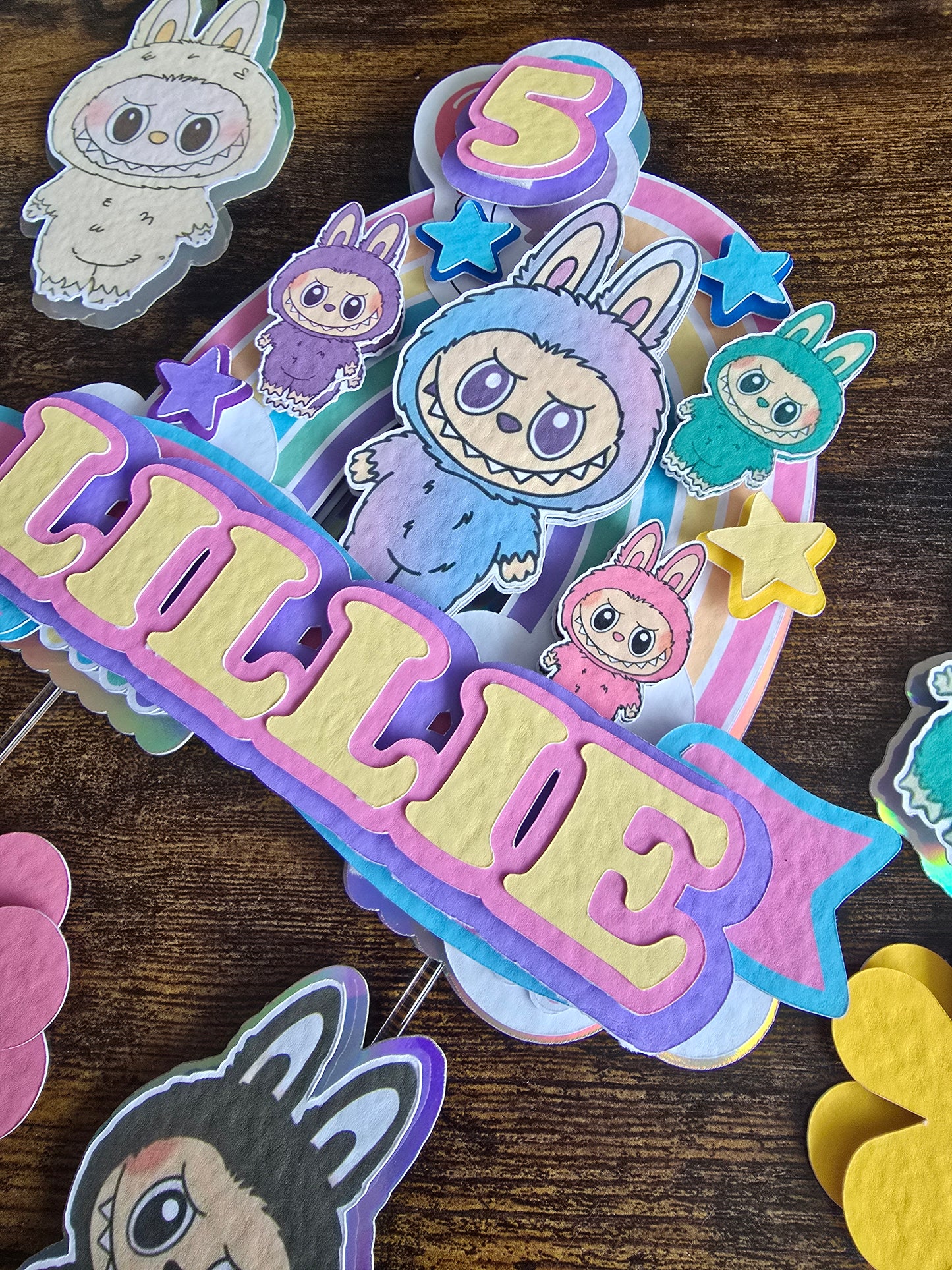 Labubu Cake Topper