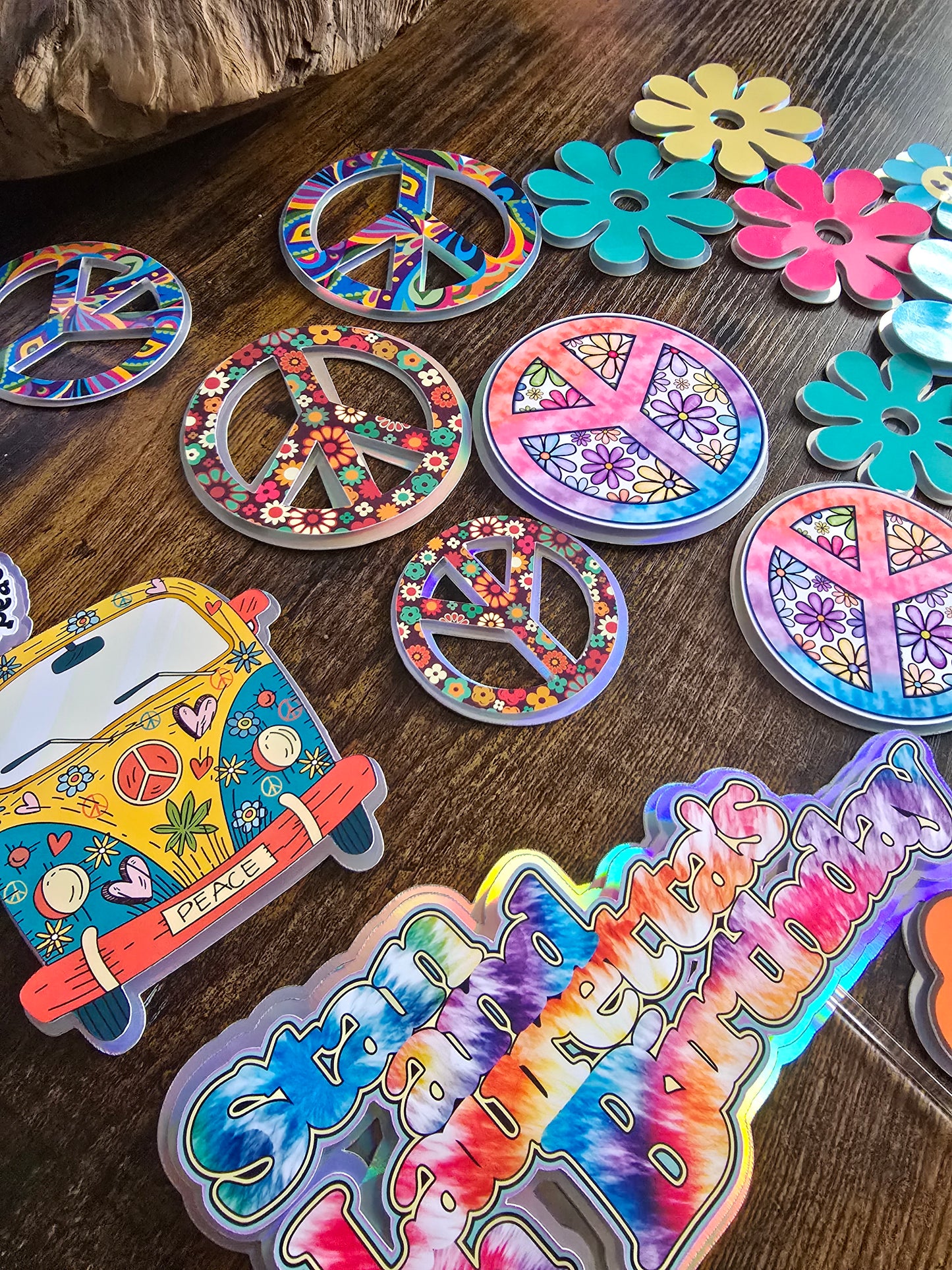 Hippy Cake Toppers Set