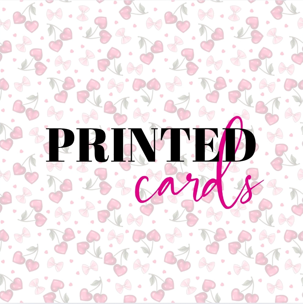 Printed Greeting Cards