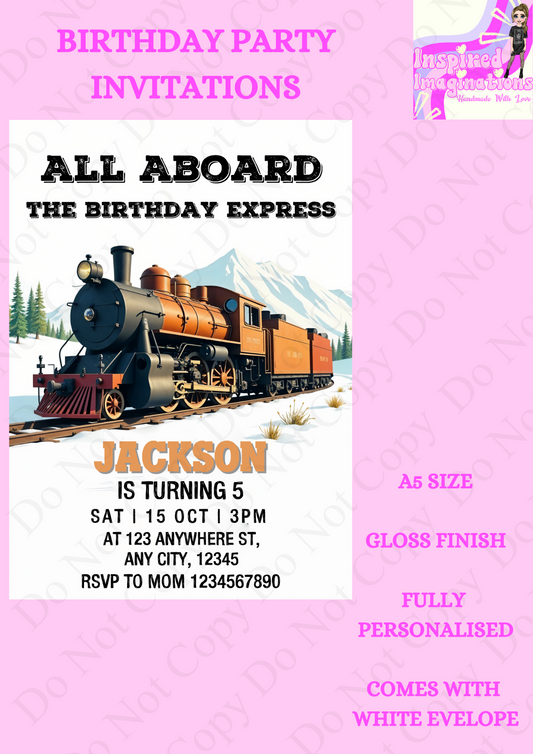Party Invitations Style 13