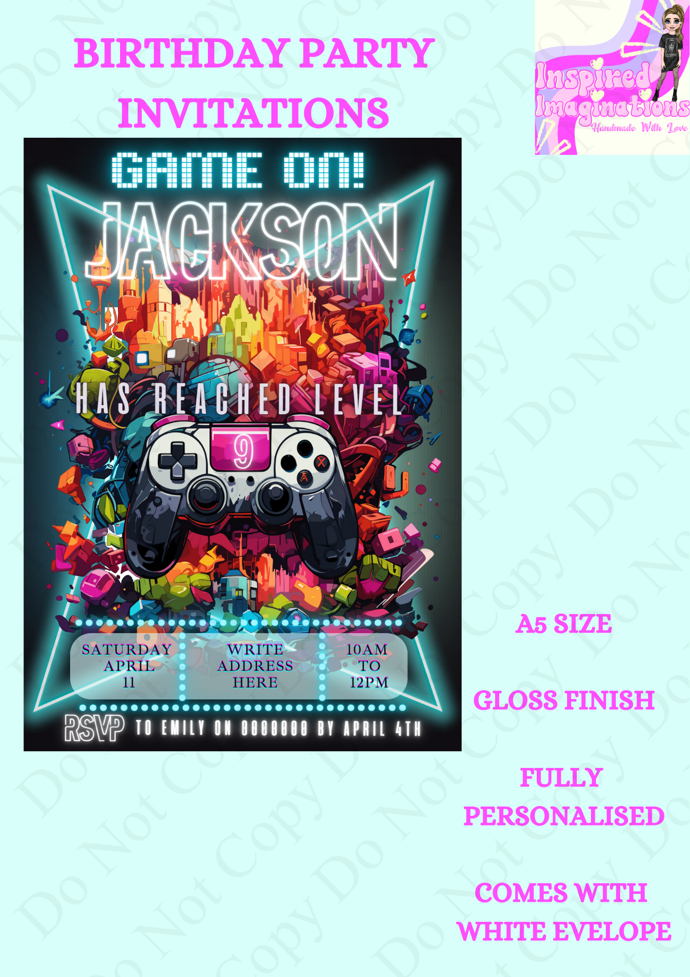Party Invitations Style 19