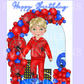 Red Spider Birthday Card