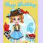 Toy Land Girl Birthday Card