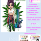 Green Lover Girl Birthday Card