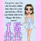 Denim Dress Birthday Card