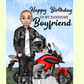 Motorbike Birthday Card