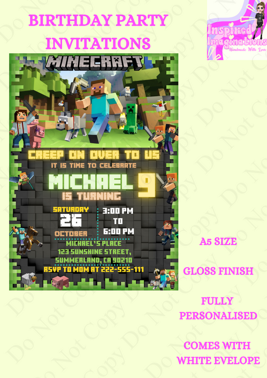 Party Invitations Style 5