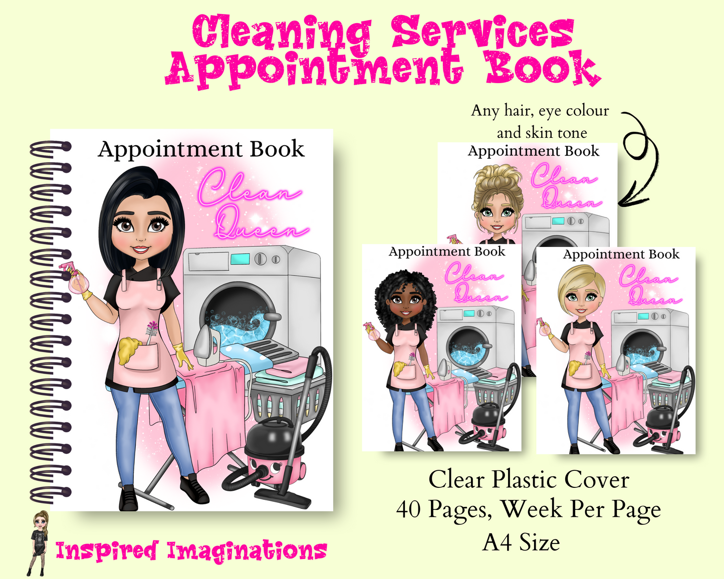 Cleaning Services Appointment Book