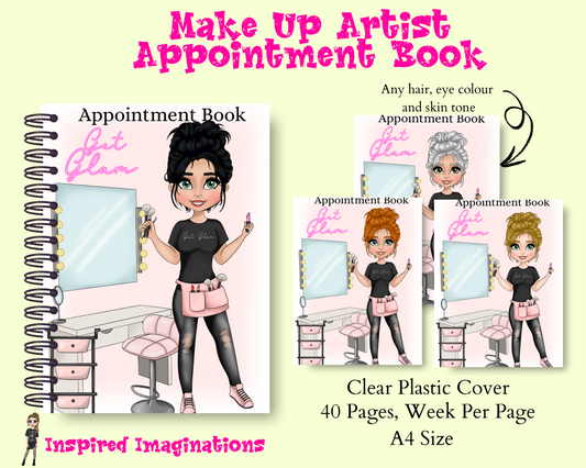 Make Up Artist Appointment Book